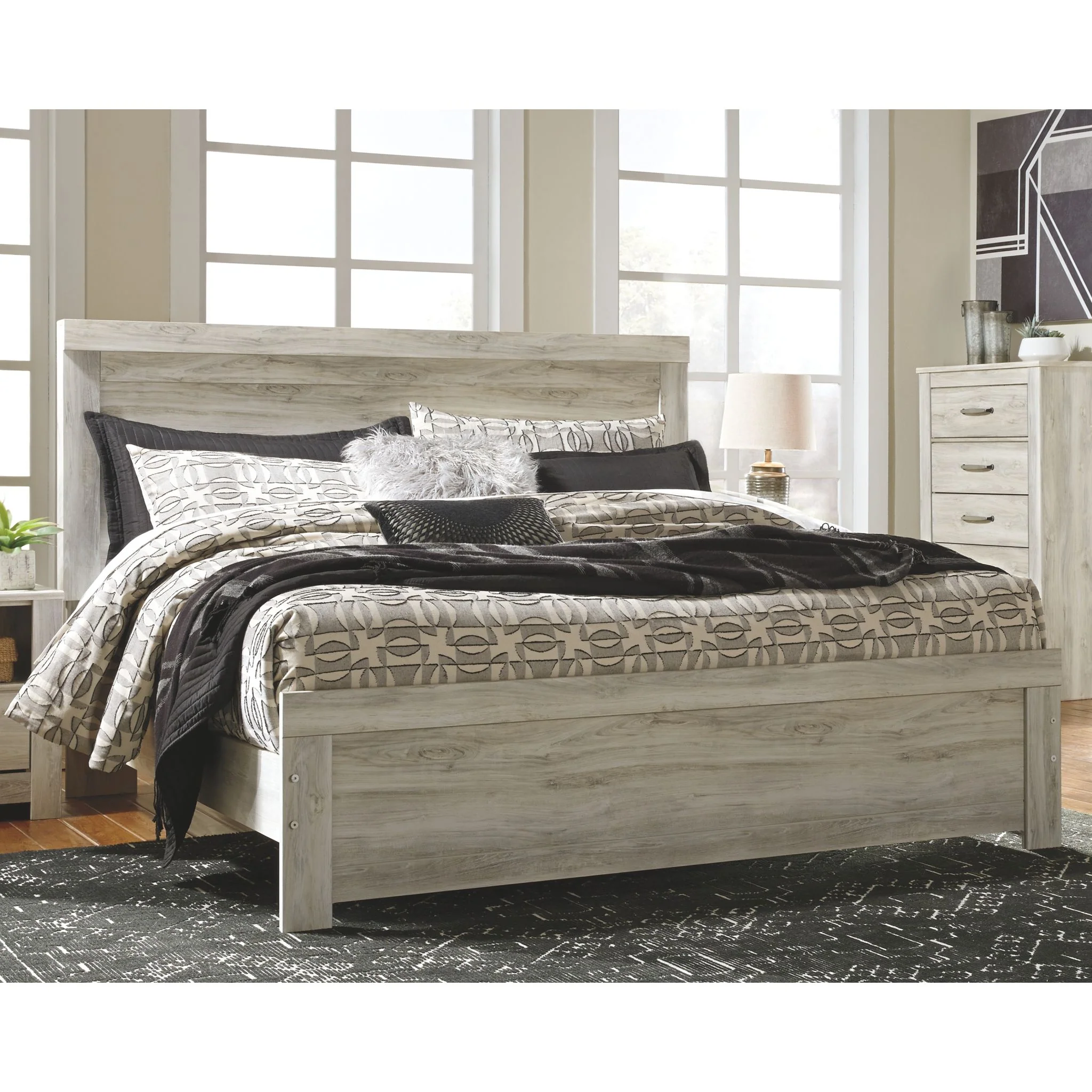 Bellaby Panel Bed - Whitewash - Image 7