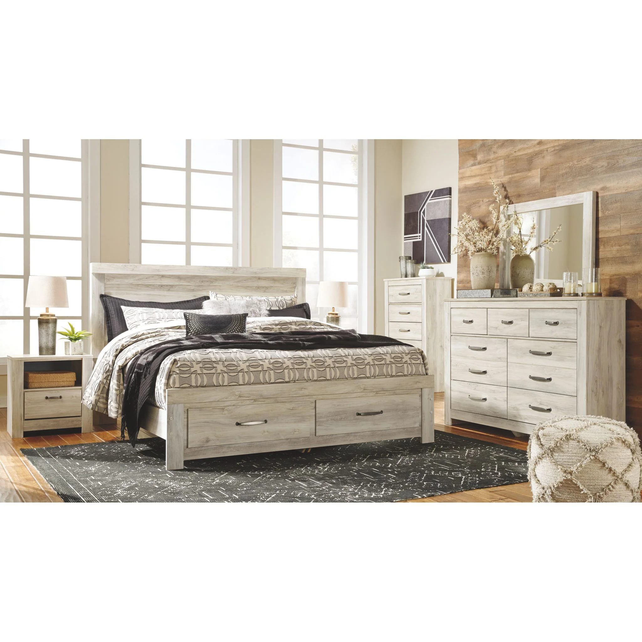 Bellaby Storage Bed - Whitewash - Image 12