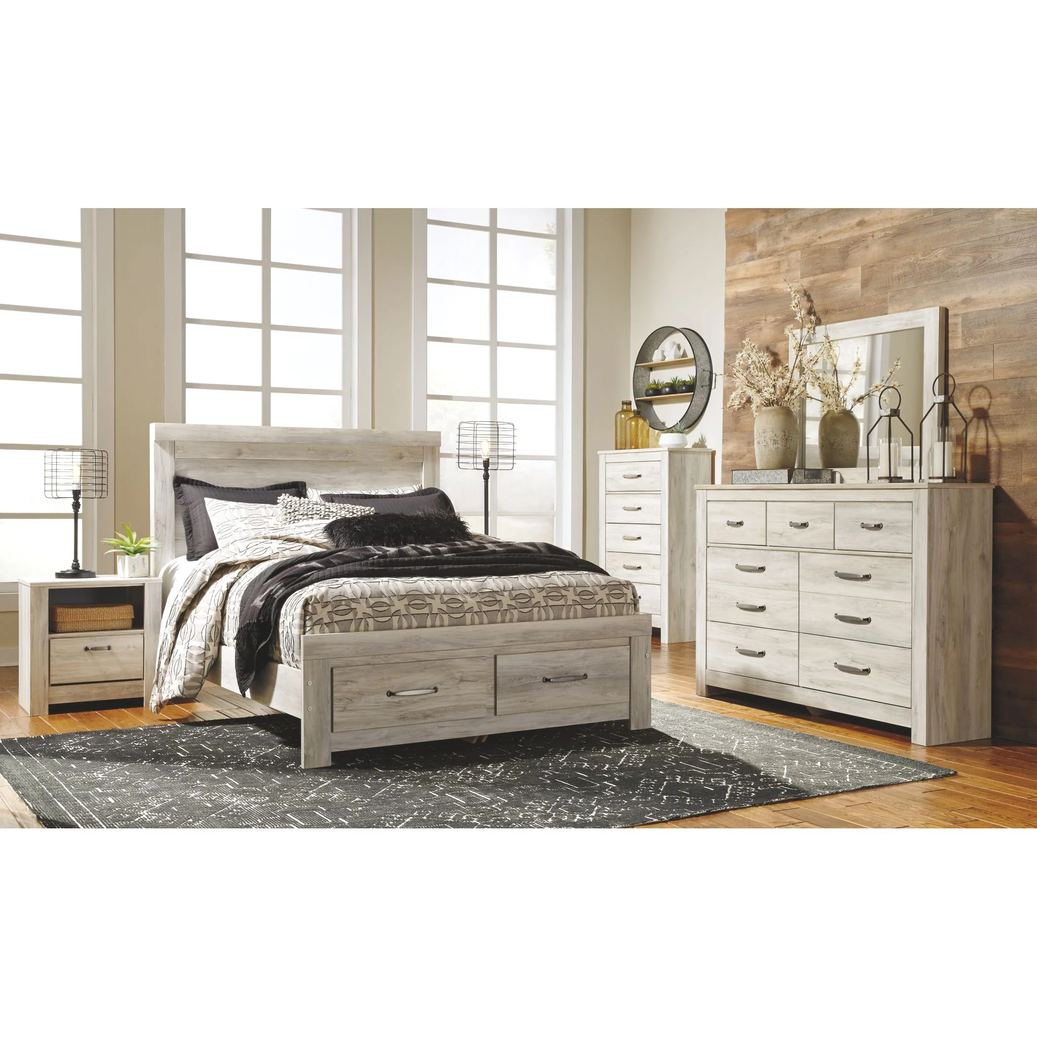 Bellaby Storage Bed - Whitewash - Image 2