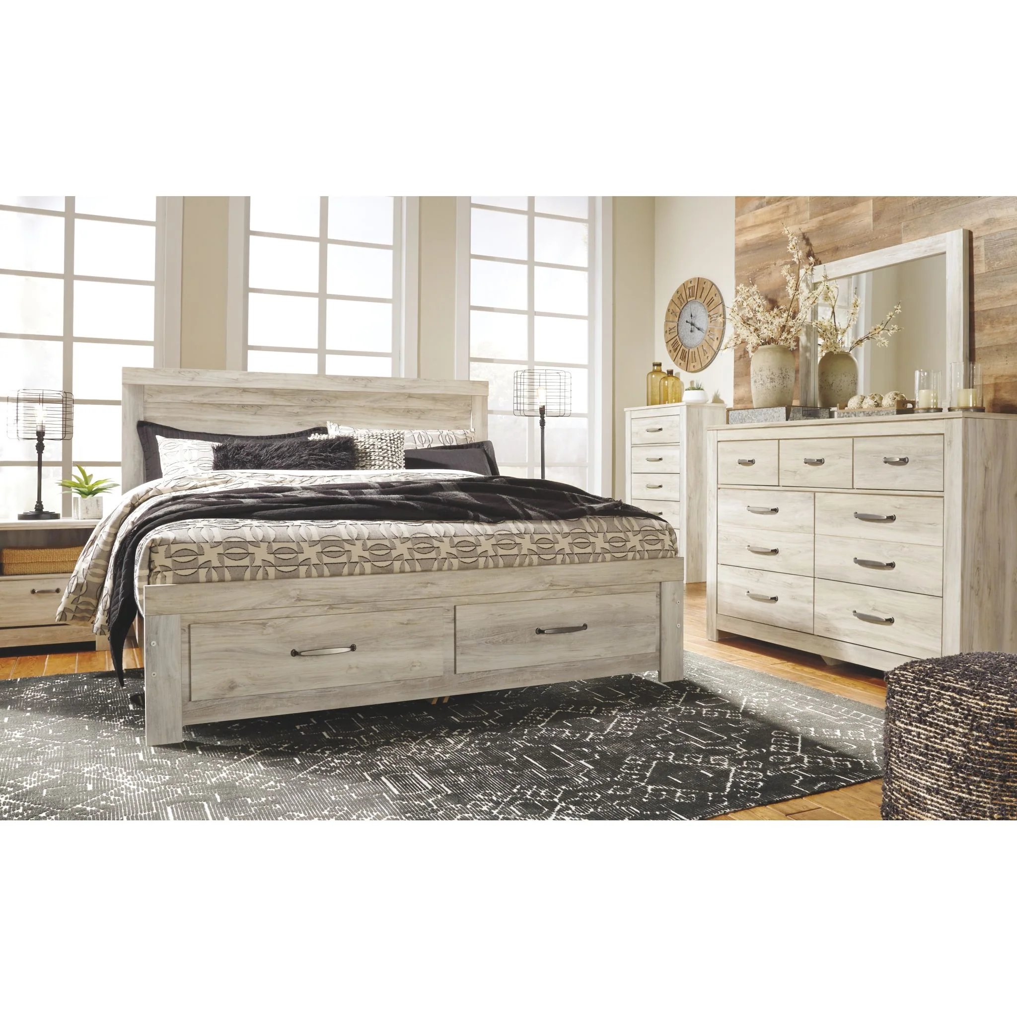 Bellaby Storage Bed - Whitewash - Image 7