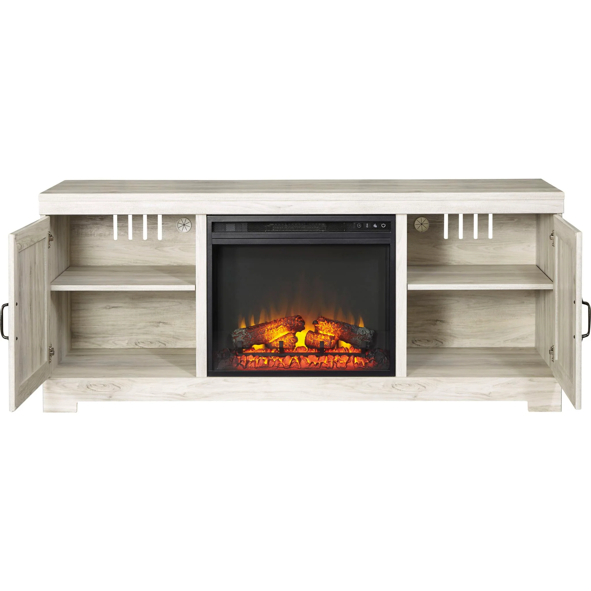 Bellaby 5 Piece Entertainment Unit - Whitewash - Image 8