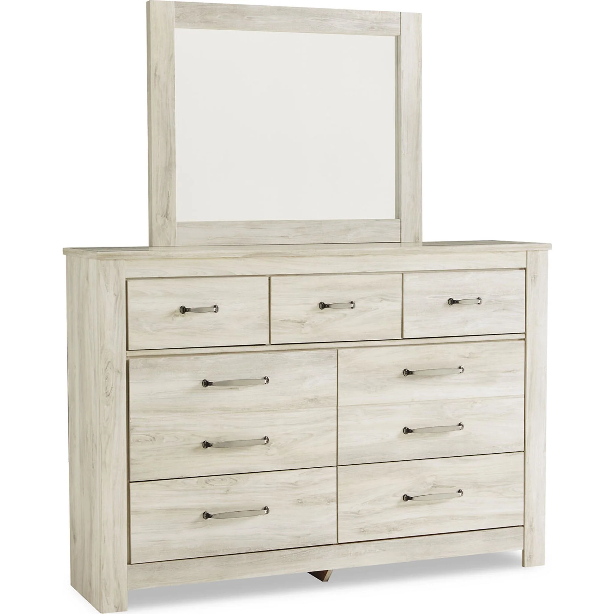 Bellaby 5 Piece King Panel Bedroom - Whitewash - Image 10