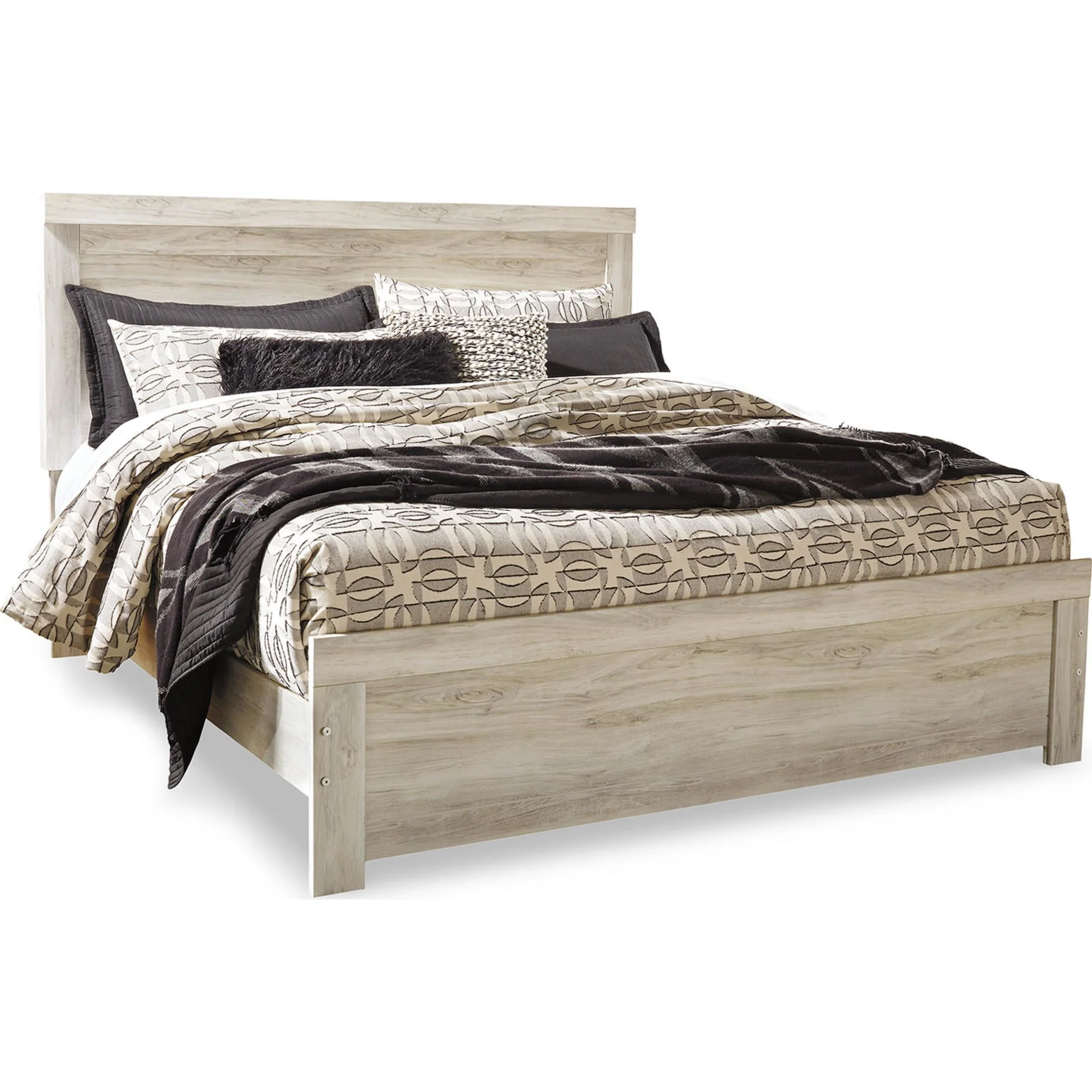 Bellaby 5 Piece King Panel Bedroom - Whitewash - Image 18
