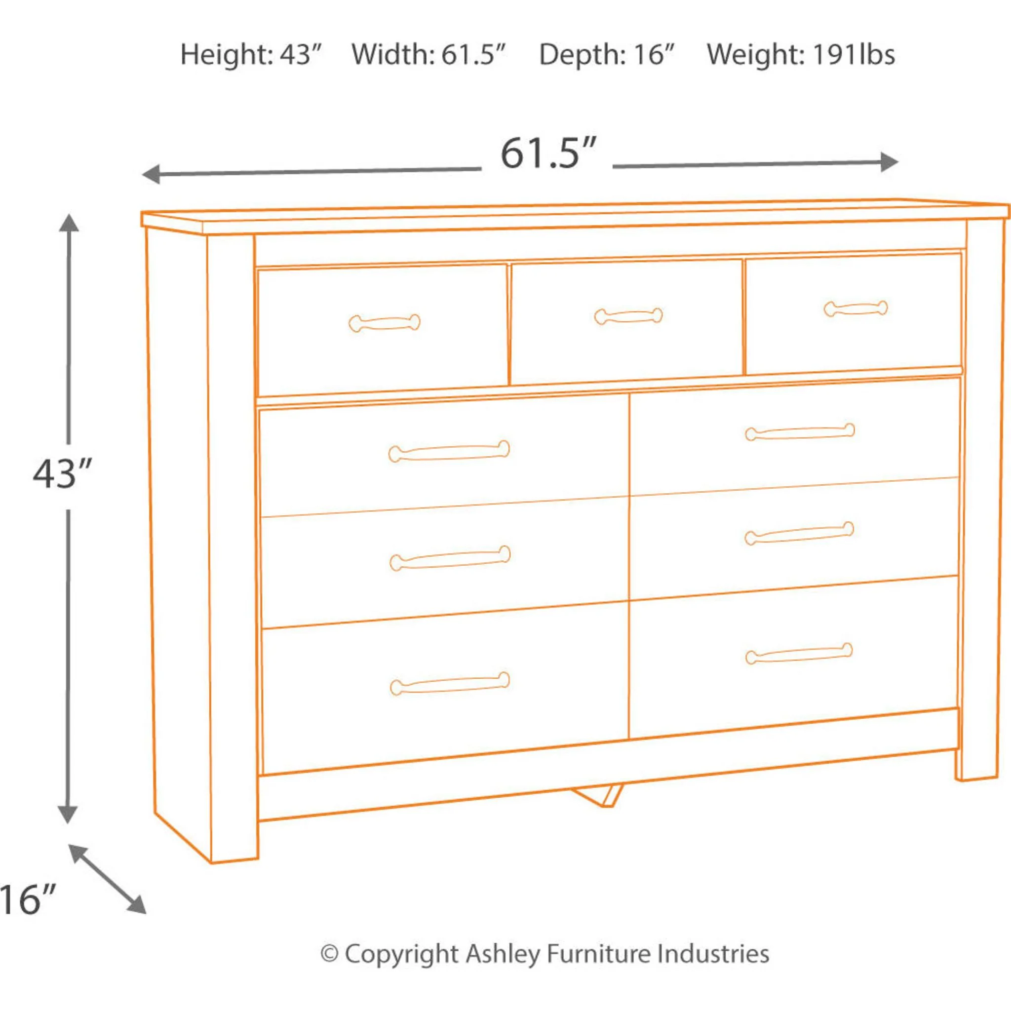 Bellaby 6 Piece King Storage Bedroom - Whitewash - Image 4