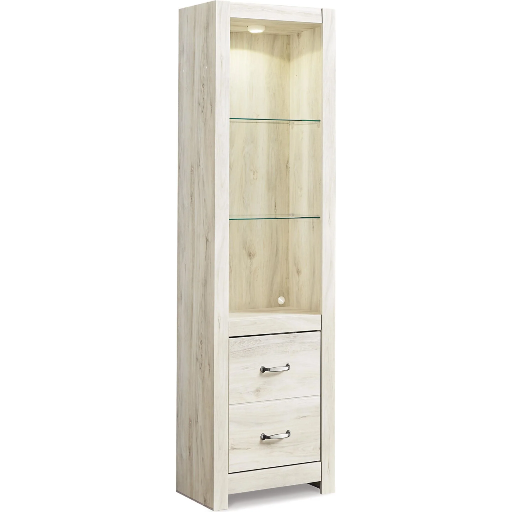 Bellaby Entertainment Unit with Fireplace - White Wash - Image 19