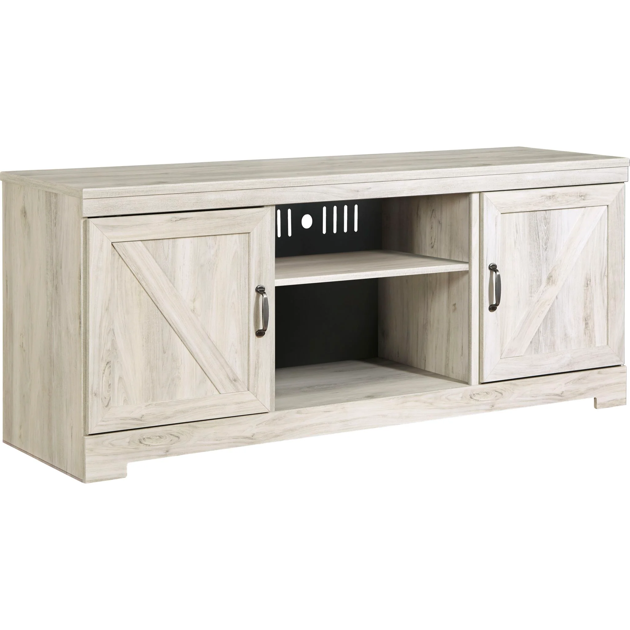 Bellaby Entertainment Unit with Fireplace - White Wash - Image 28