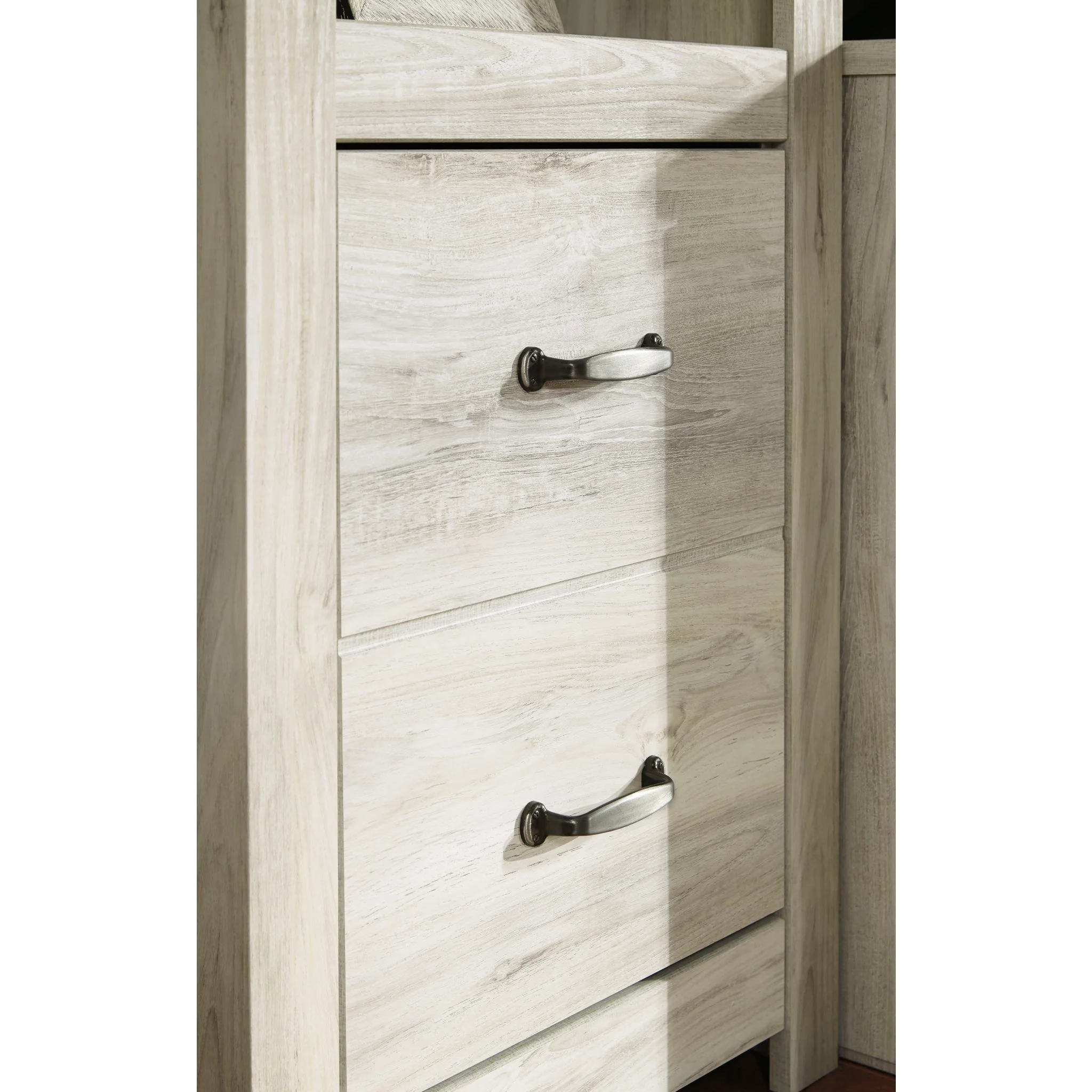Bellaby Entertainment Unit with Fireplace - White Wash - Image 7