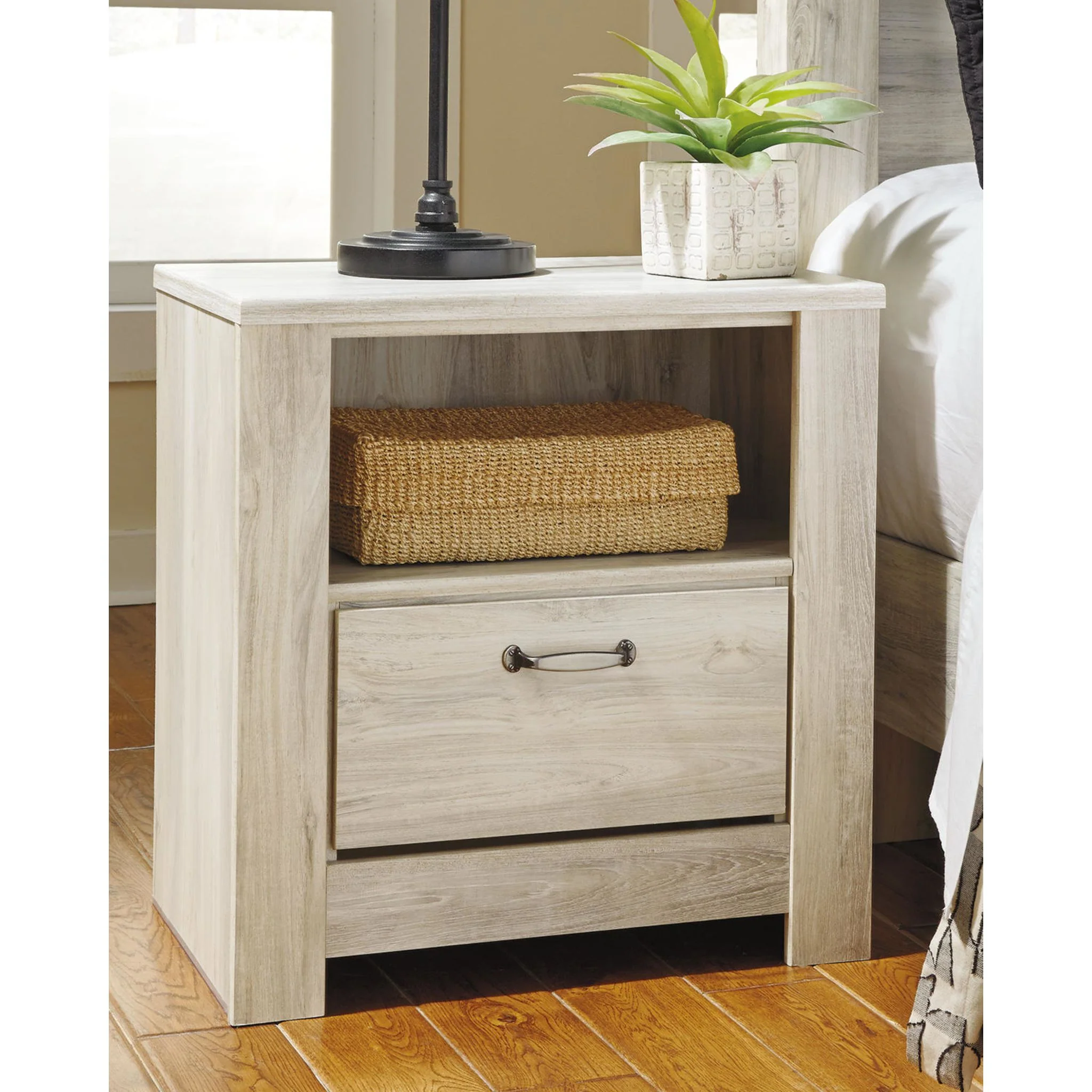 Bellaby Nightstand - Whitewash - Image 10