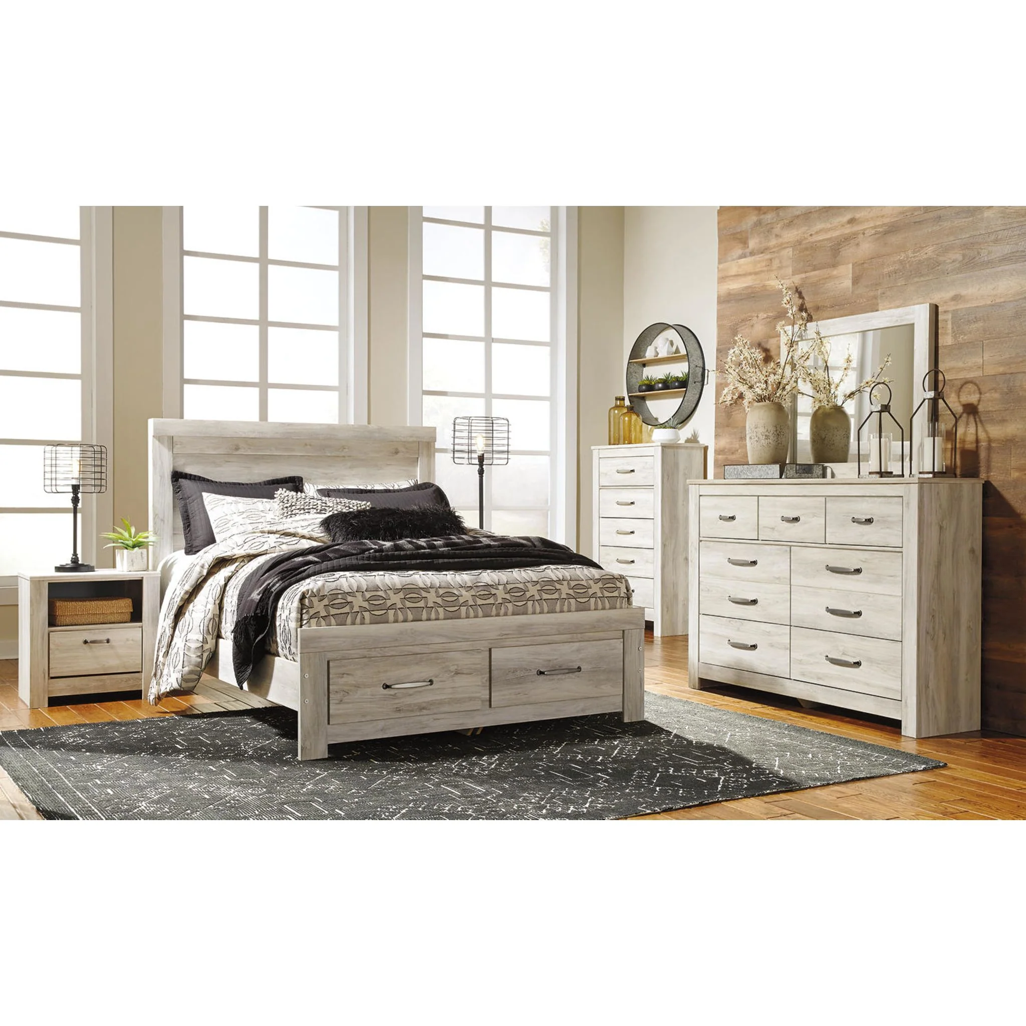 Bellaby Nightstand - Whitewash - Image 9