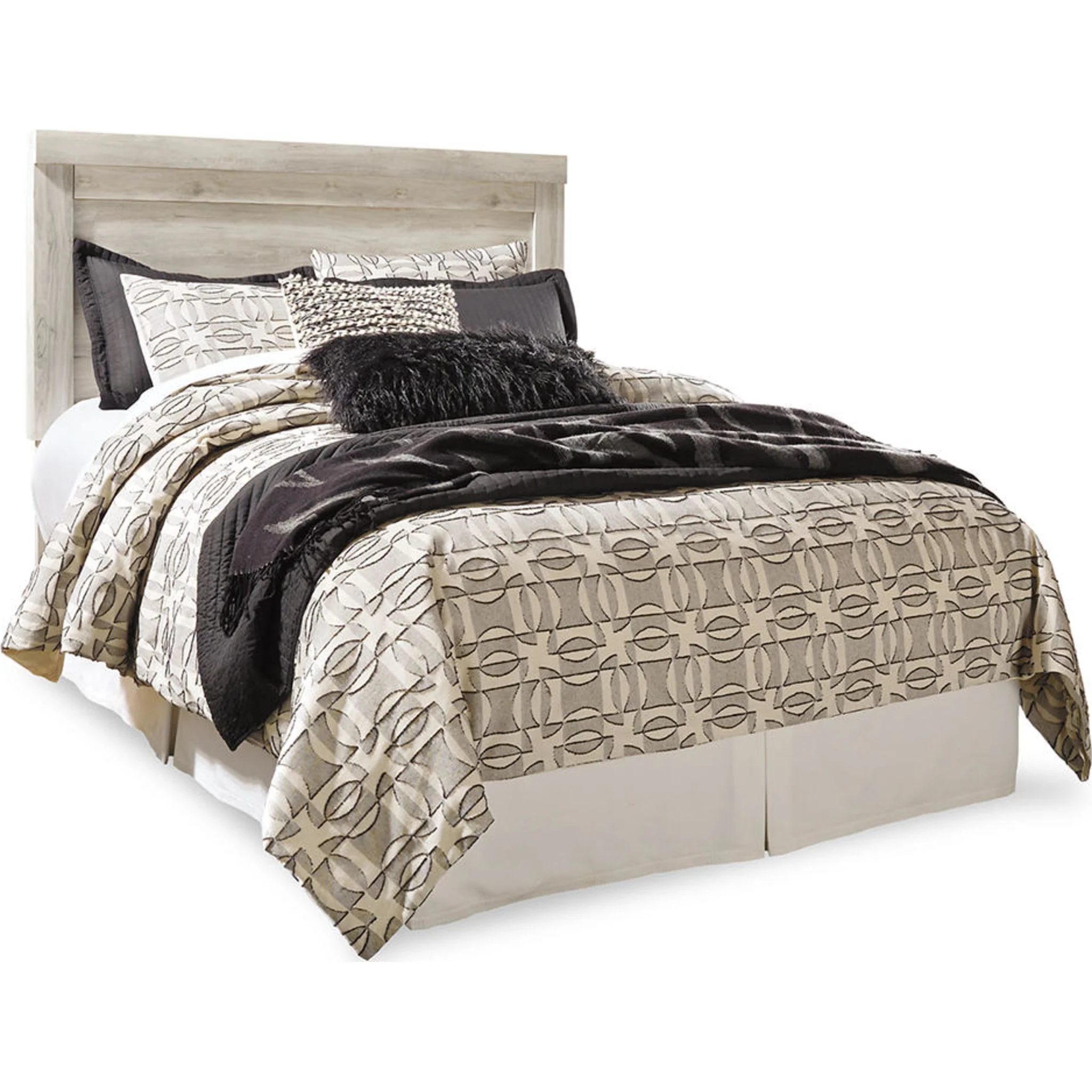 Bellaby Panel Headboard - Whitewash - Image 19