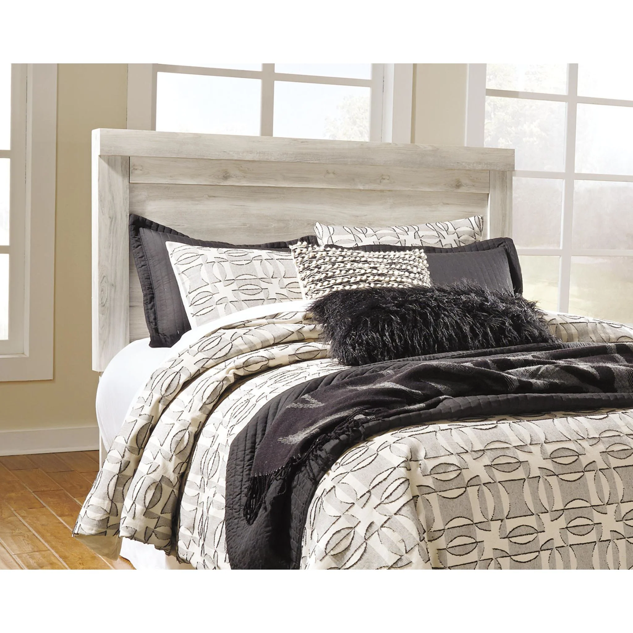 Bellaby Panel Headboard - Whitewash - Image 40