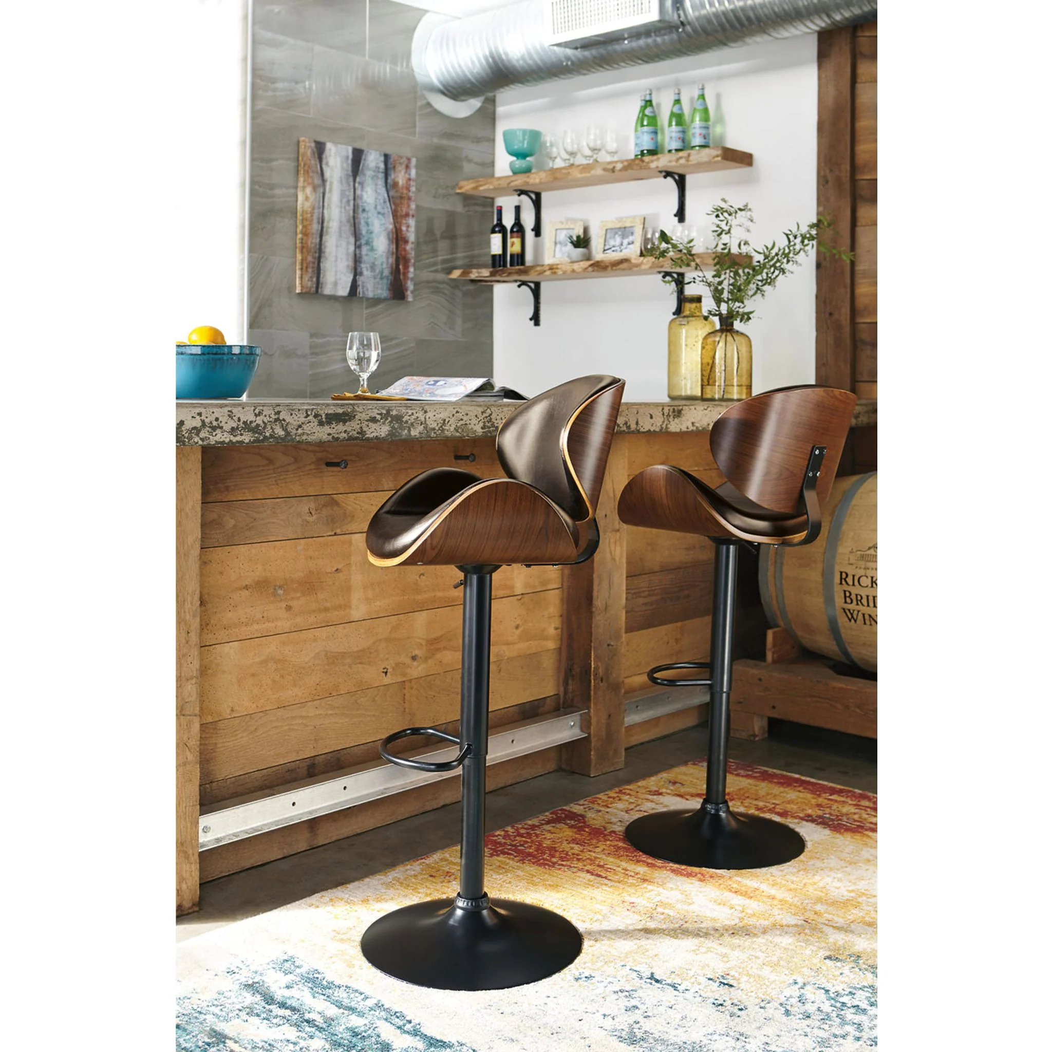 Bellatier Adjustable Height Stool - Brown - (D120-530) - Image 14