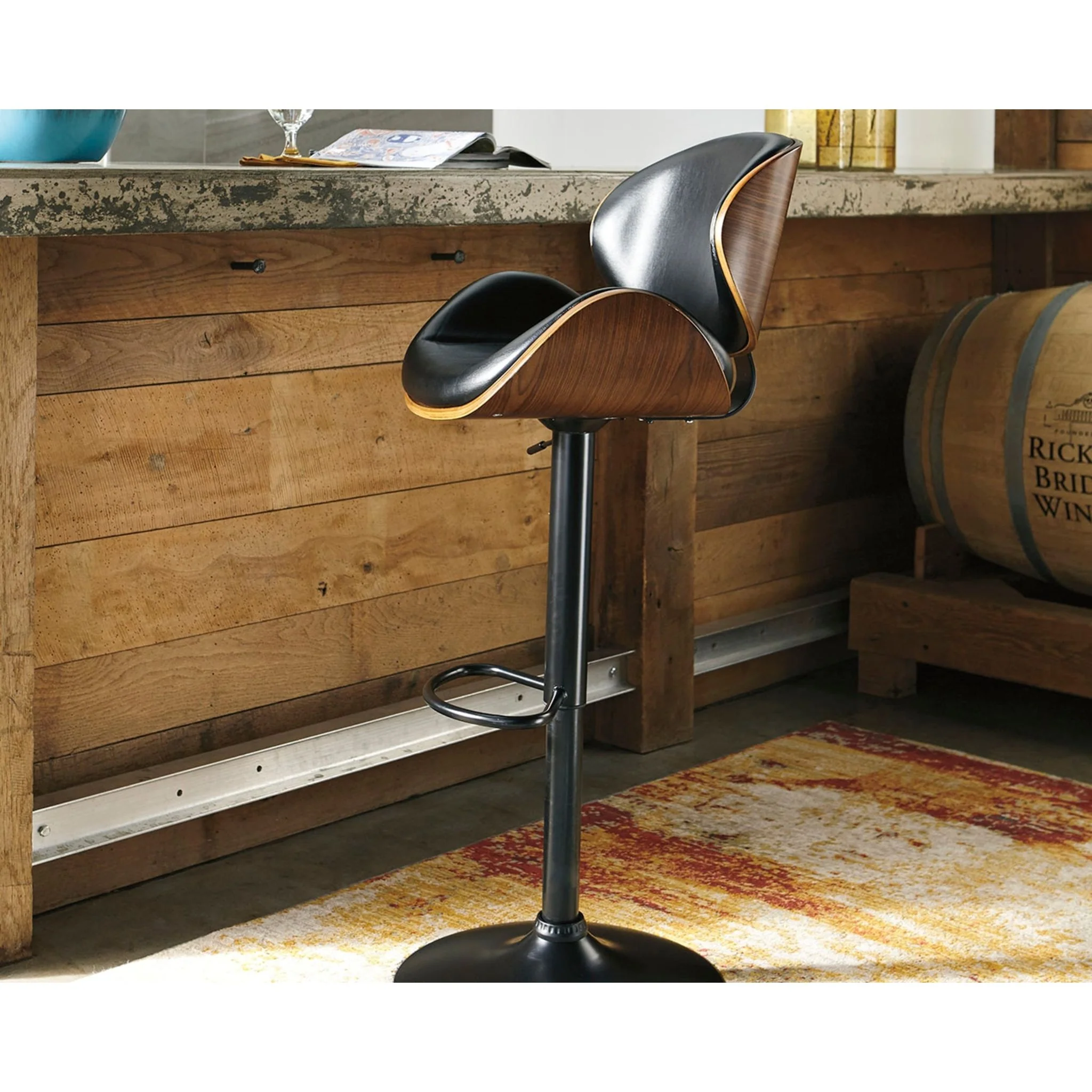 Bellatier Adjustable Height Stool - Brown - (D120-530) - Image 2