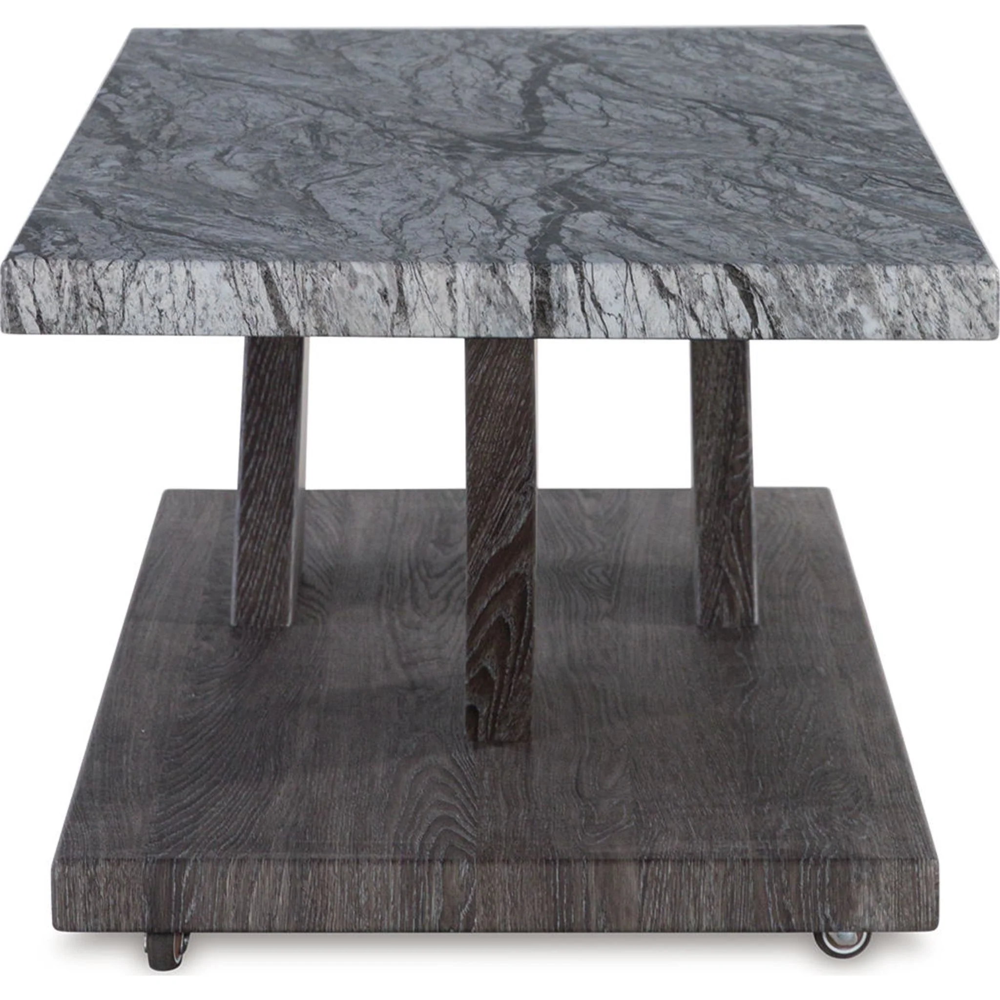 Bensonale 3 Pack Tables - Brown/Gray - Image 7