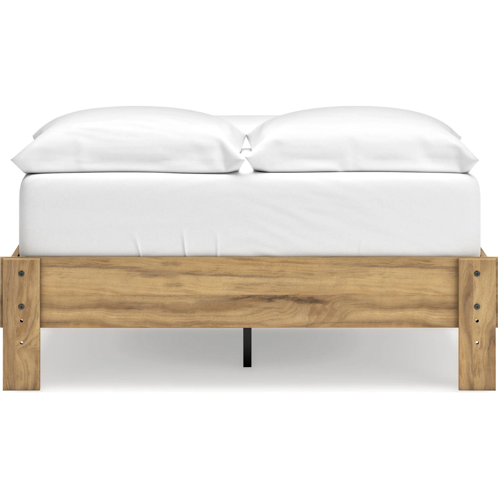 Bermacy Full Platform Bed - Light Brown - Image 3