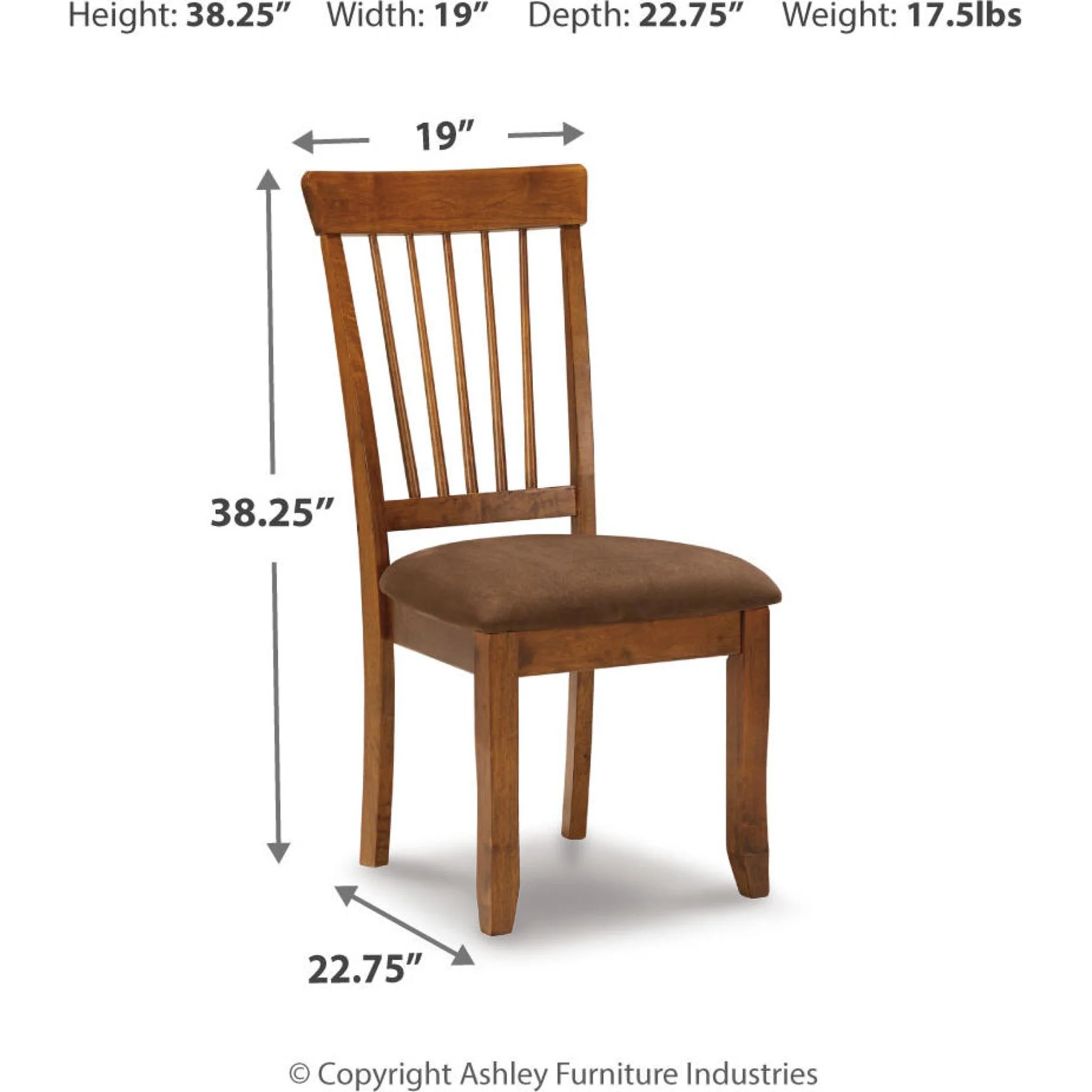 Berringer Side Chair - Rustic Brown - (D199-01) - Image 13