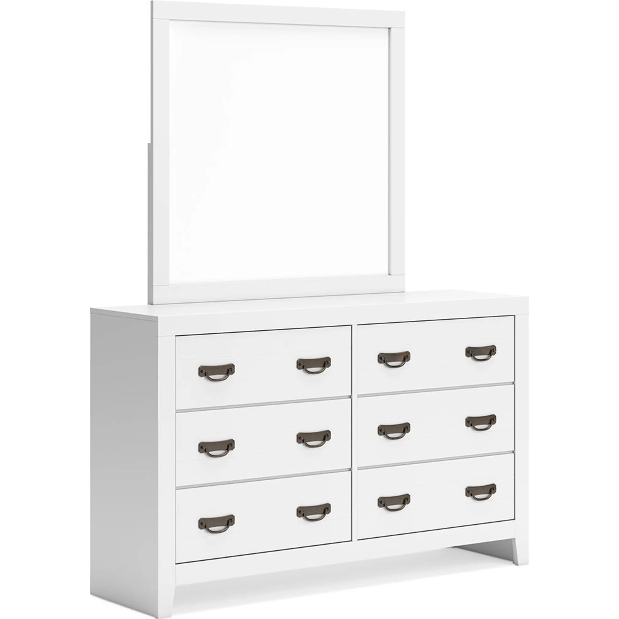 Binterglen 6 Piece Full Panel Bedroom - White - Image 6
