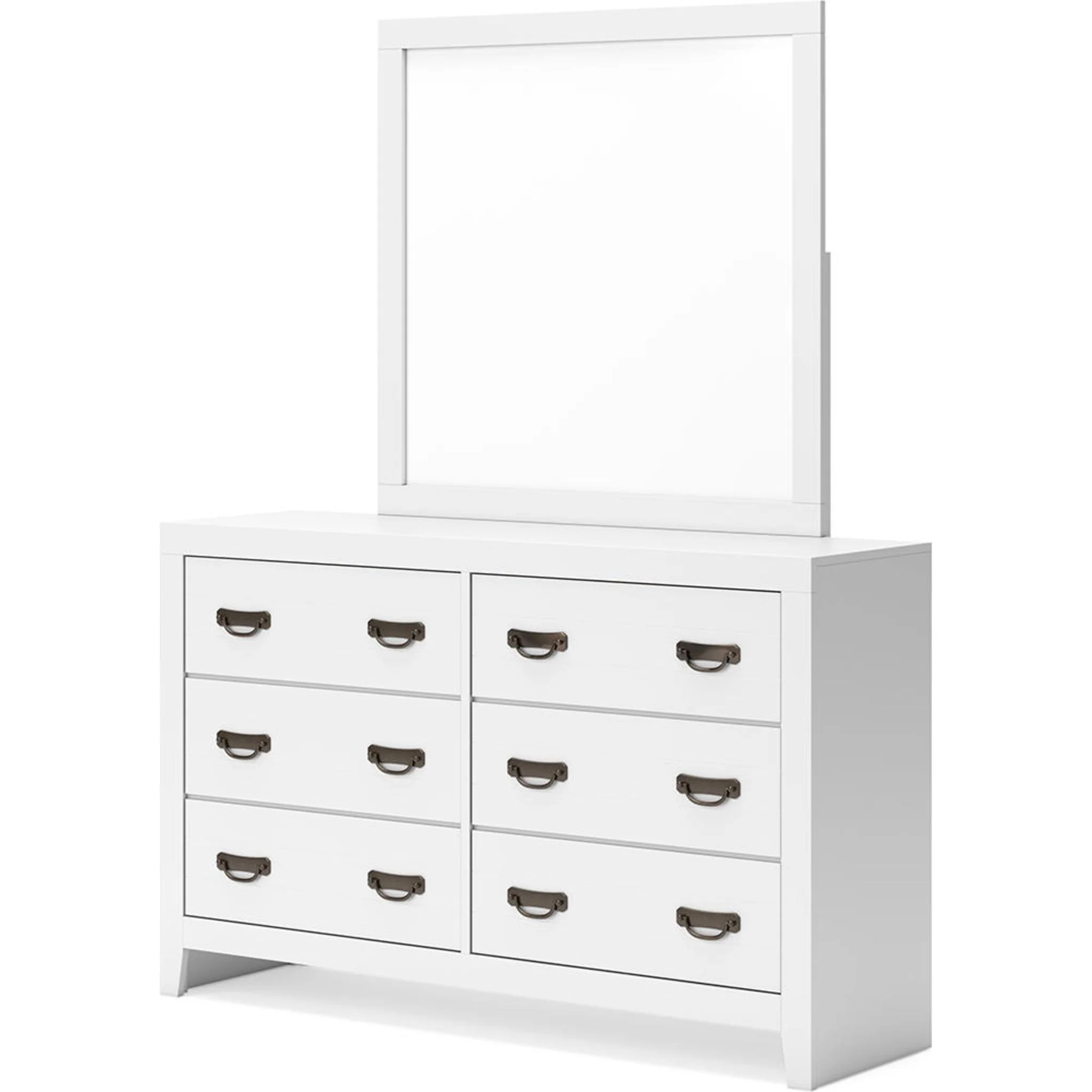 Binterglen 6 Piece King Panel Bedroom - White - Image 2