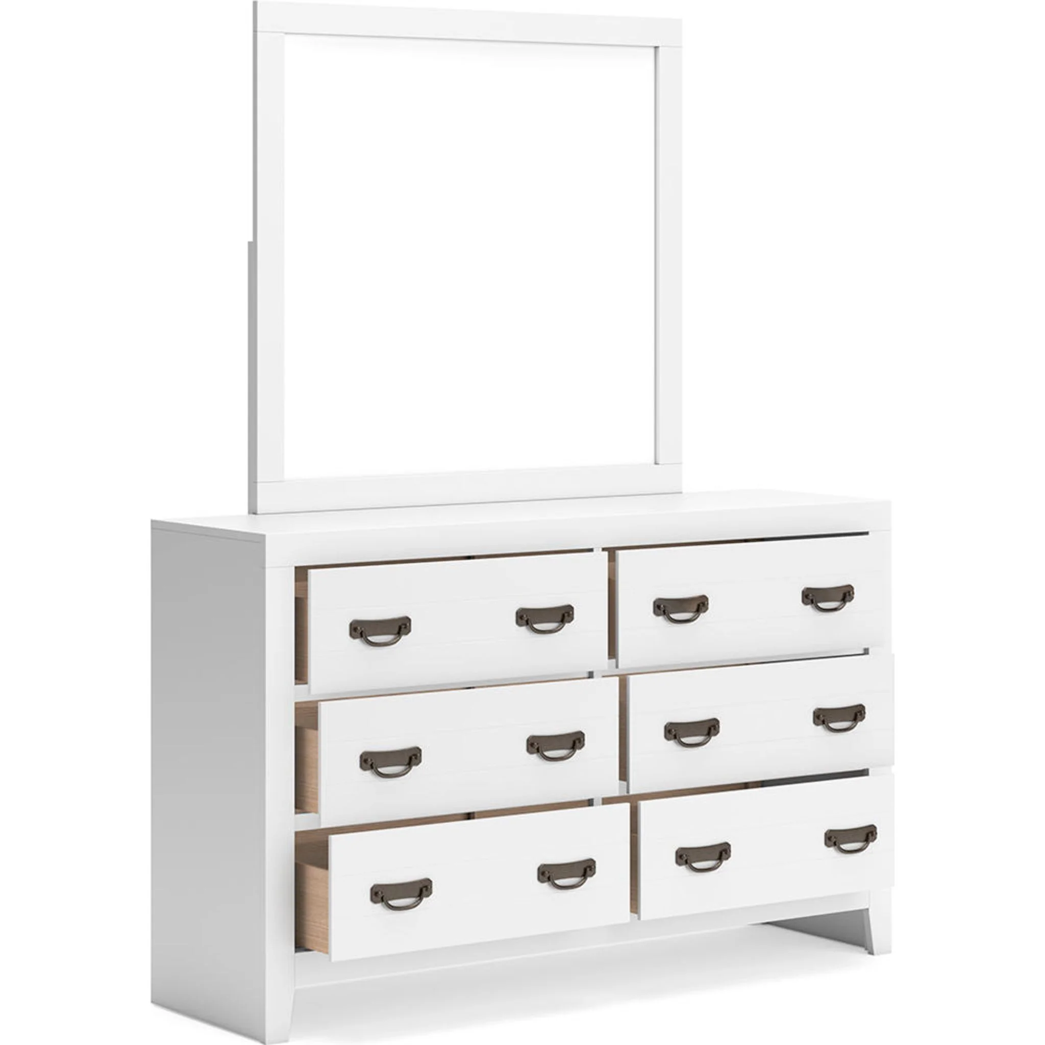 Binterglen Dresser and Mirror - White - Image 12