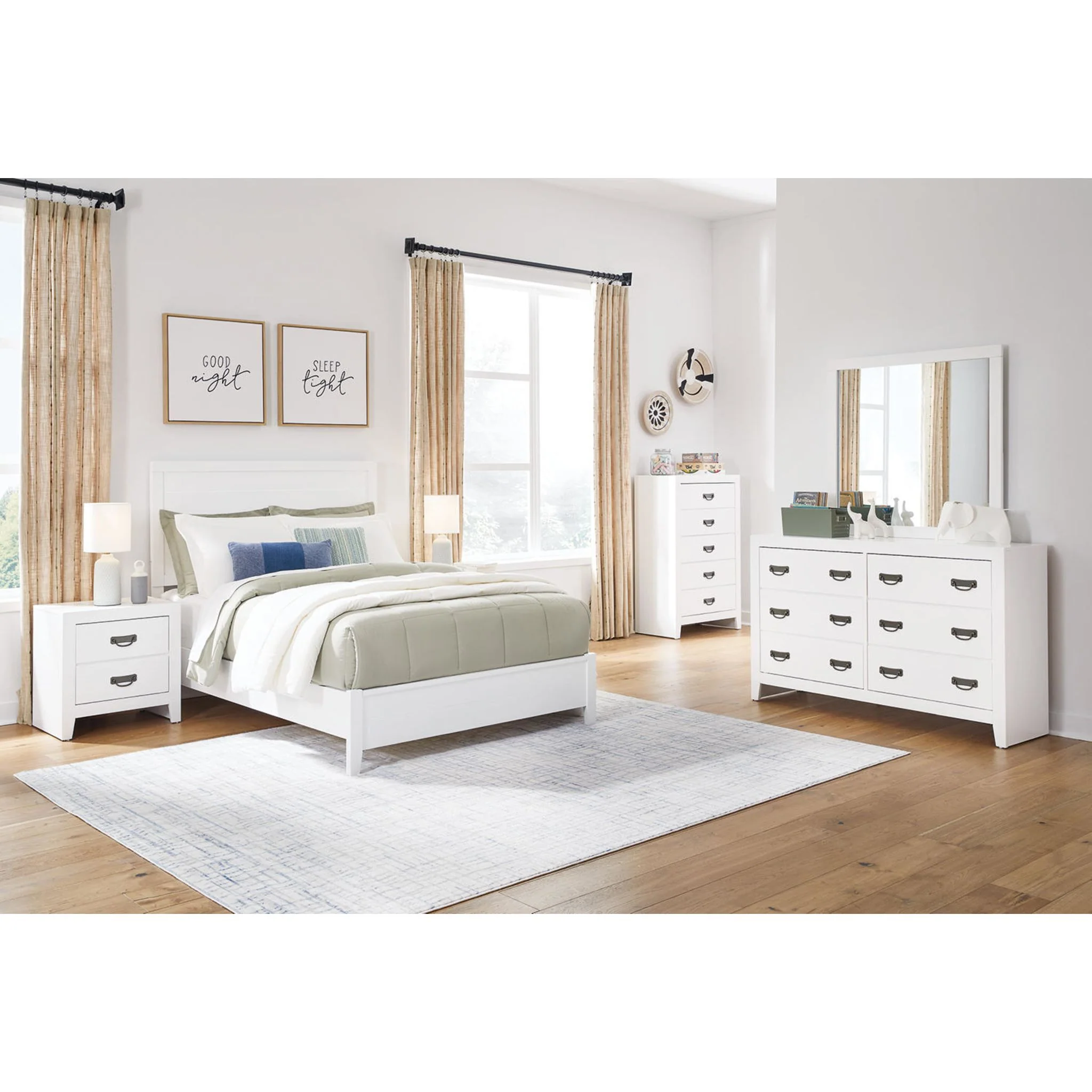 Binterglen Full Panel Bed - White - Image 8