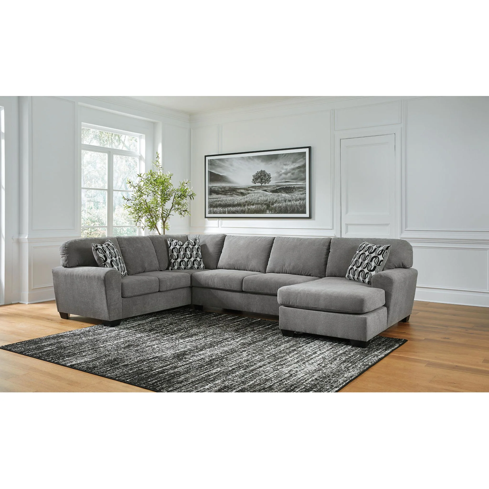 Birkdale Court 3 Piece Sectional with Chaise - Image 5