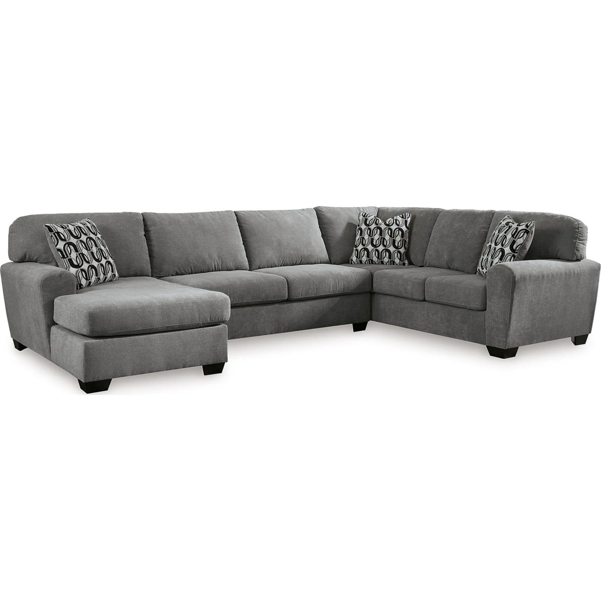 Birkdale Court 3 Piece Sectional with Chaise - Image 8