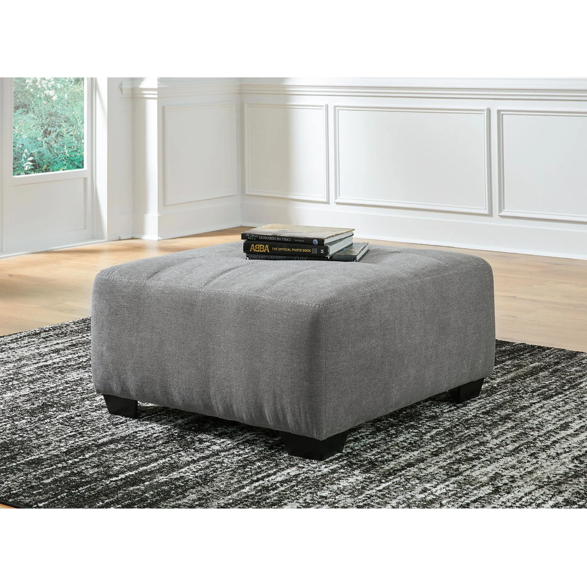 Birkdale Court Oversized Accent Ottoman - Gray - Image 2