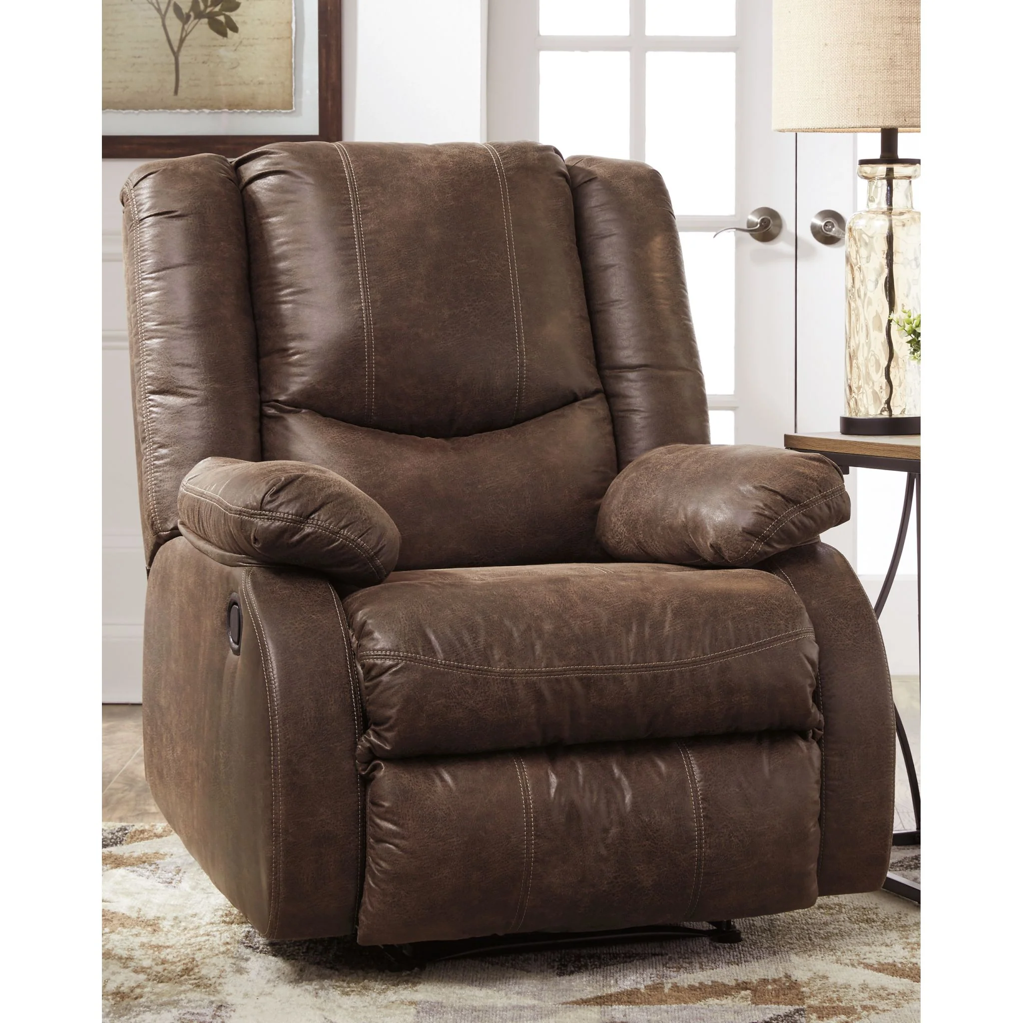 Bladewood Wall Hugger Recliner - Coffee - Image 2