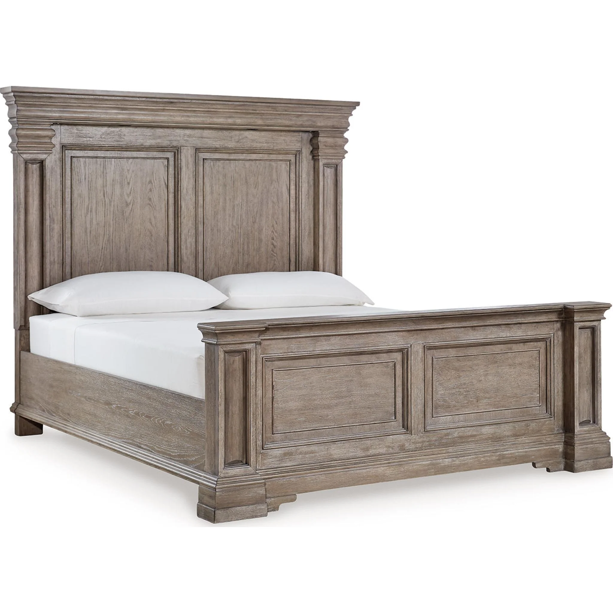 Blairhurst 6 Piece Queen Panel Bedroom - Light Grayish Brown - Image 6