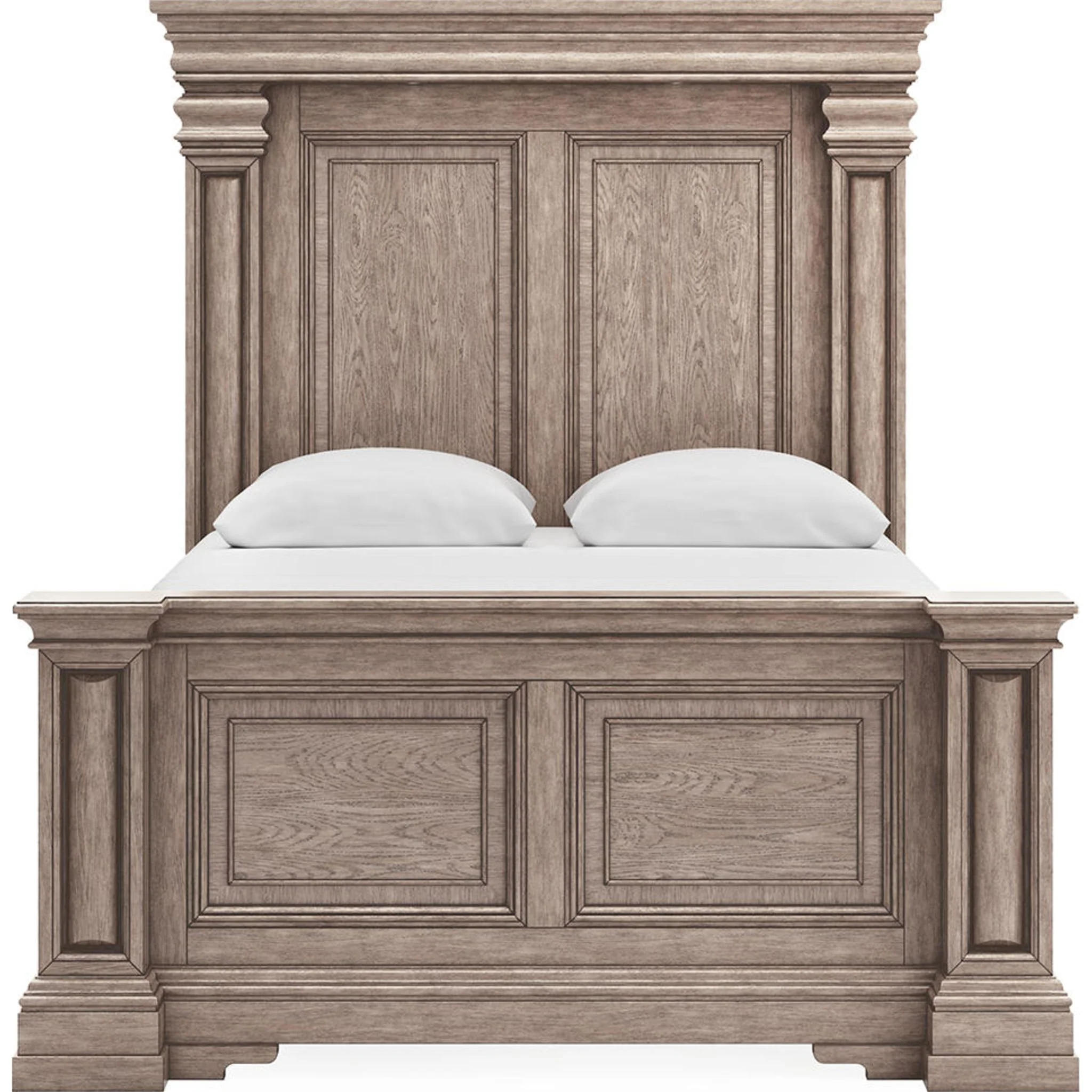 Blairhurst Queen Panel Bed - Light Grayish Brown - Image 3