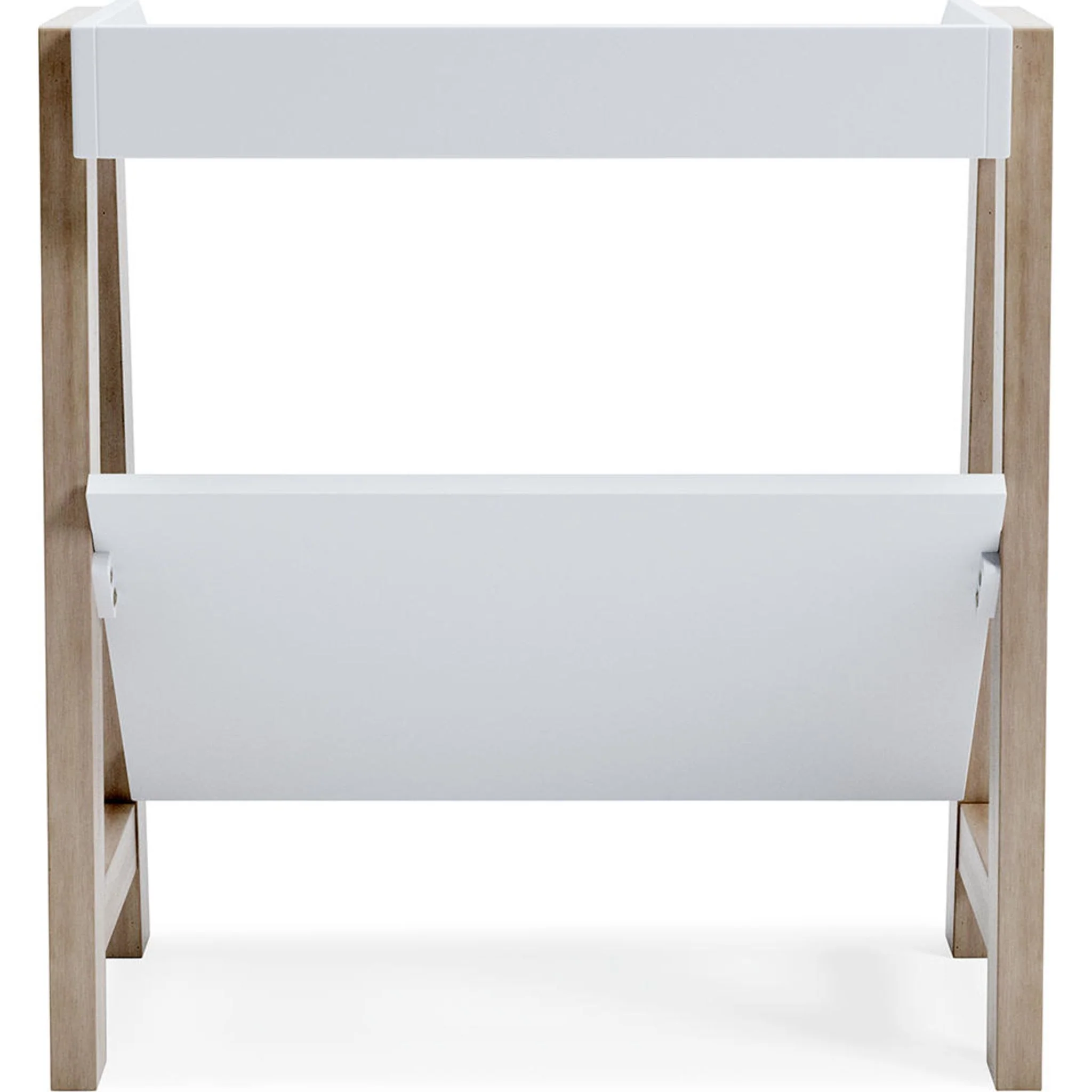Blariden Bookcase - White/Tan - Image 4