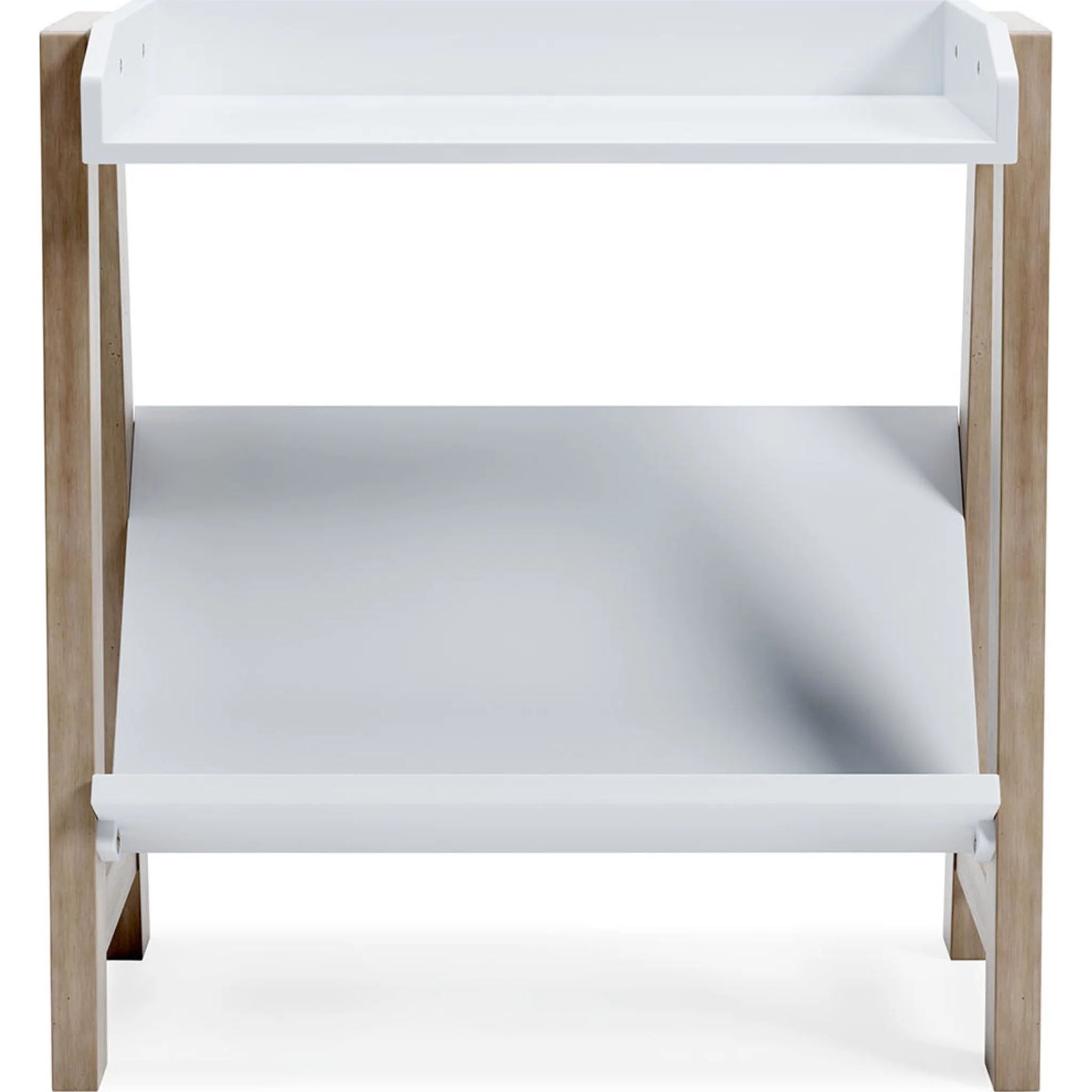 Blariden Bookcase - White/Tan - Image 6