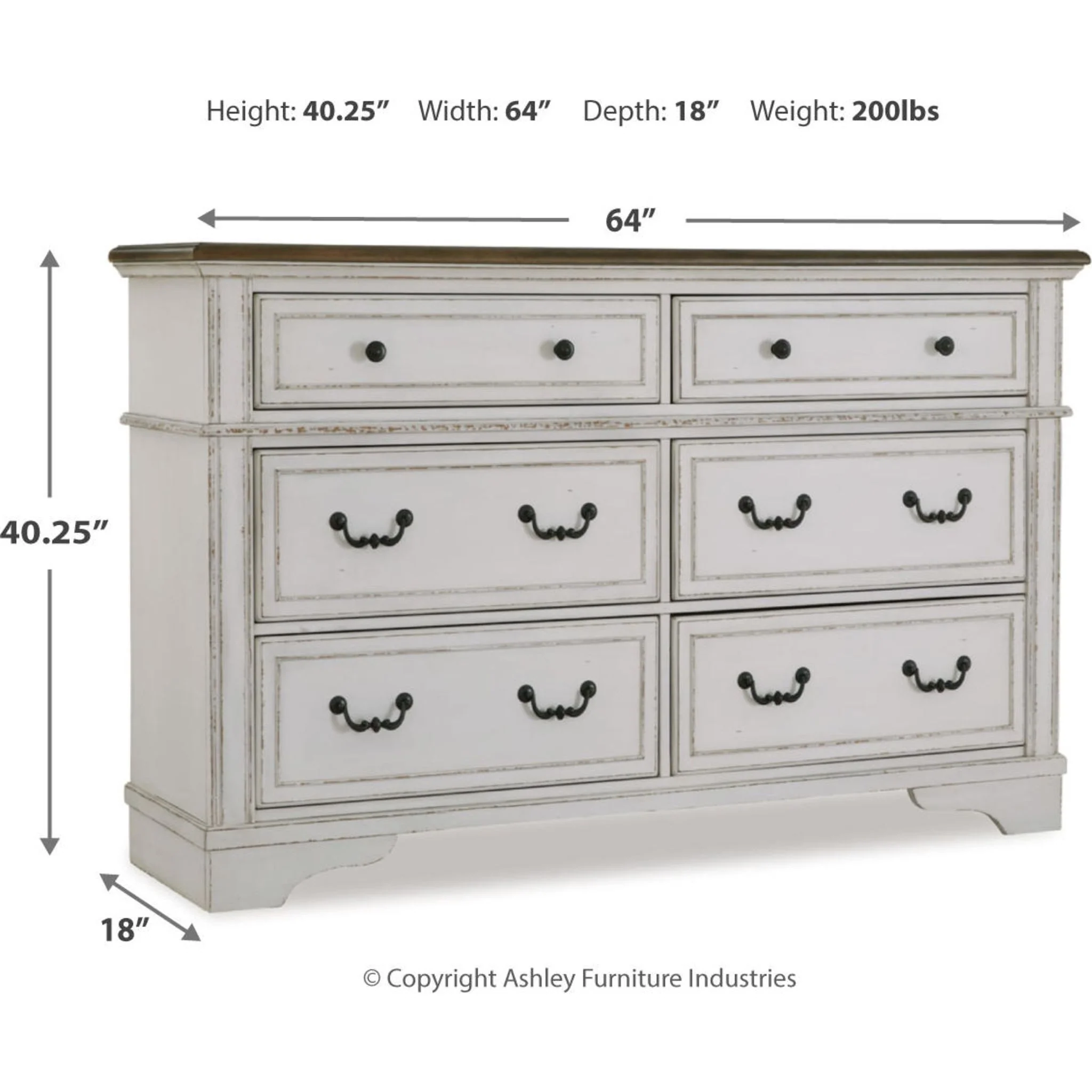 Blendon Dresser - Two-tone - Image 3