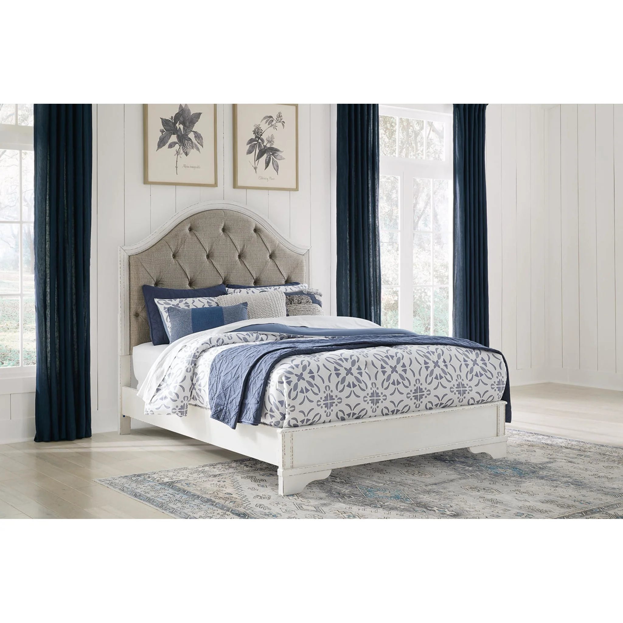 Blendon Queen Panel Bed - Rustic Brown - Image 2