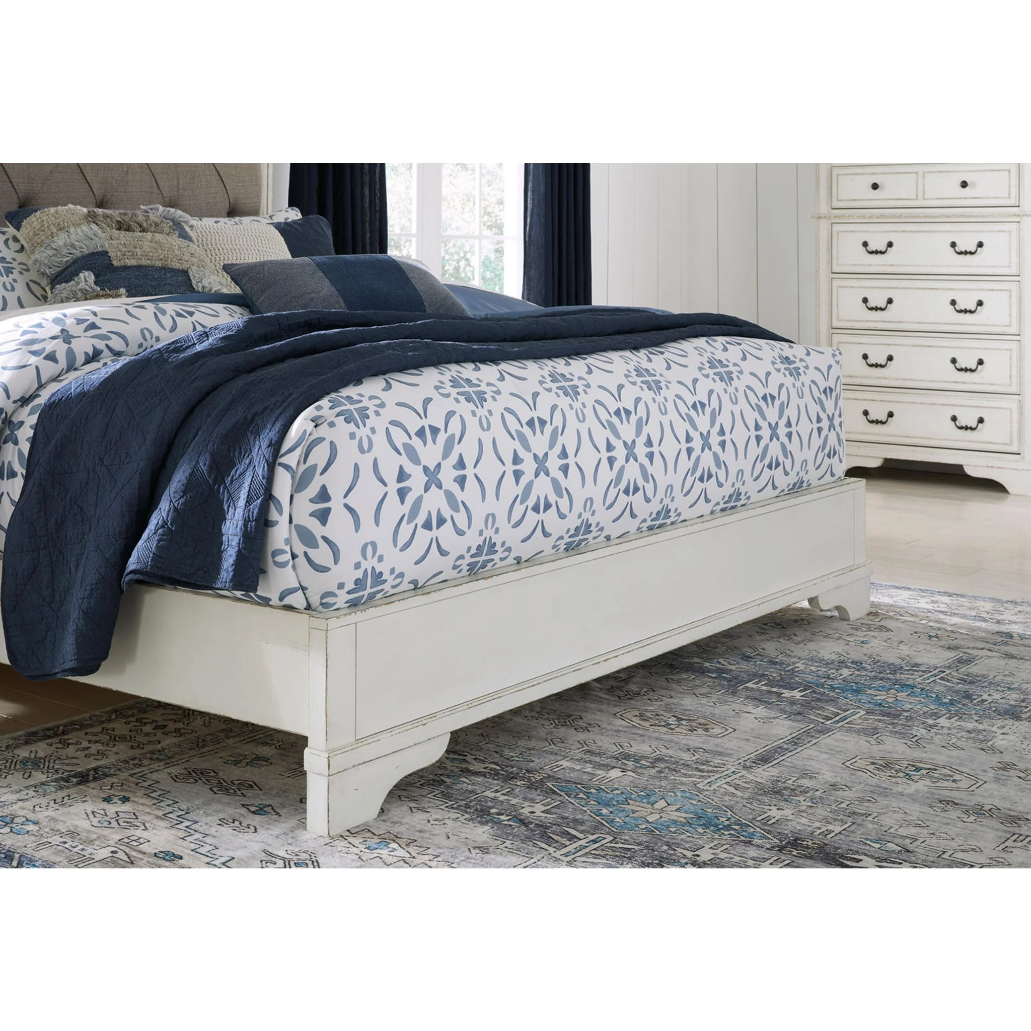 Blendon Queen Panel Bed - Rustic Brown - Image 3