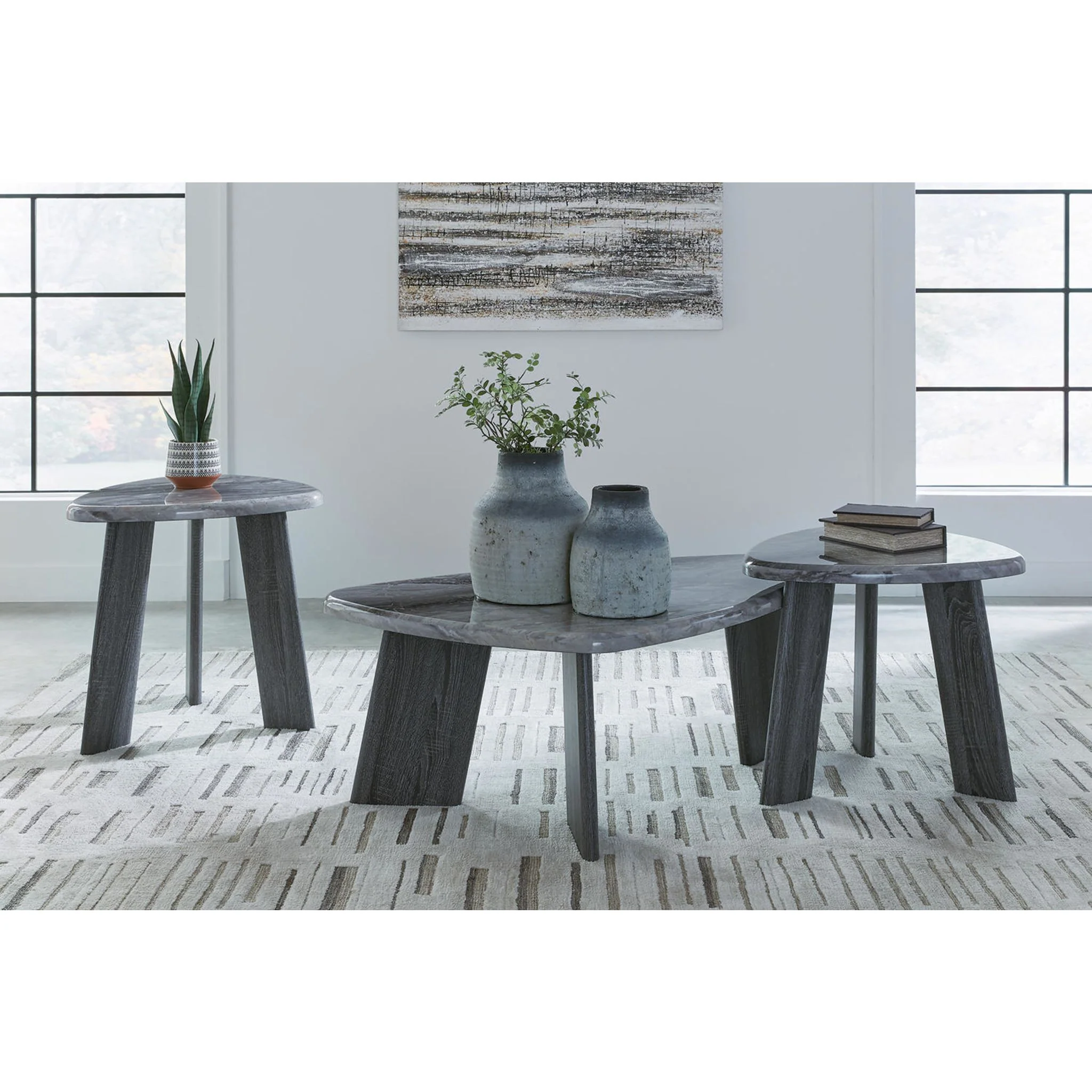 Bluebond 3 Pack Tables - Gray - Image 3