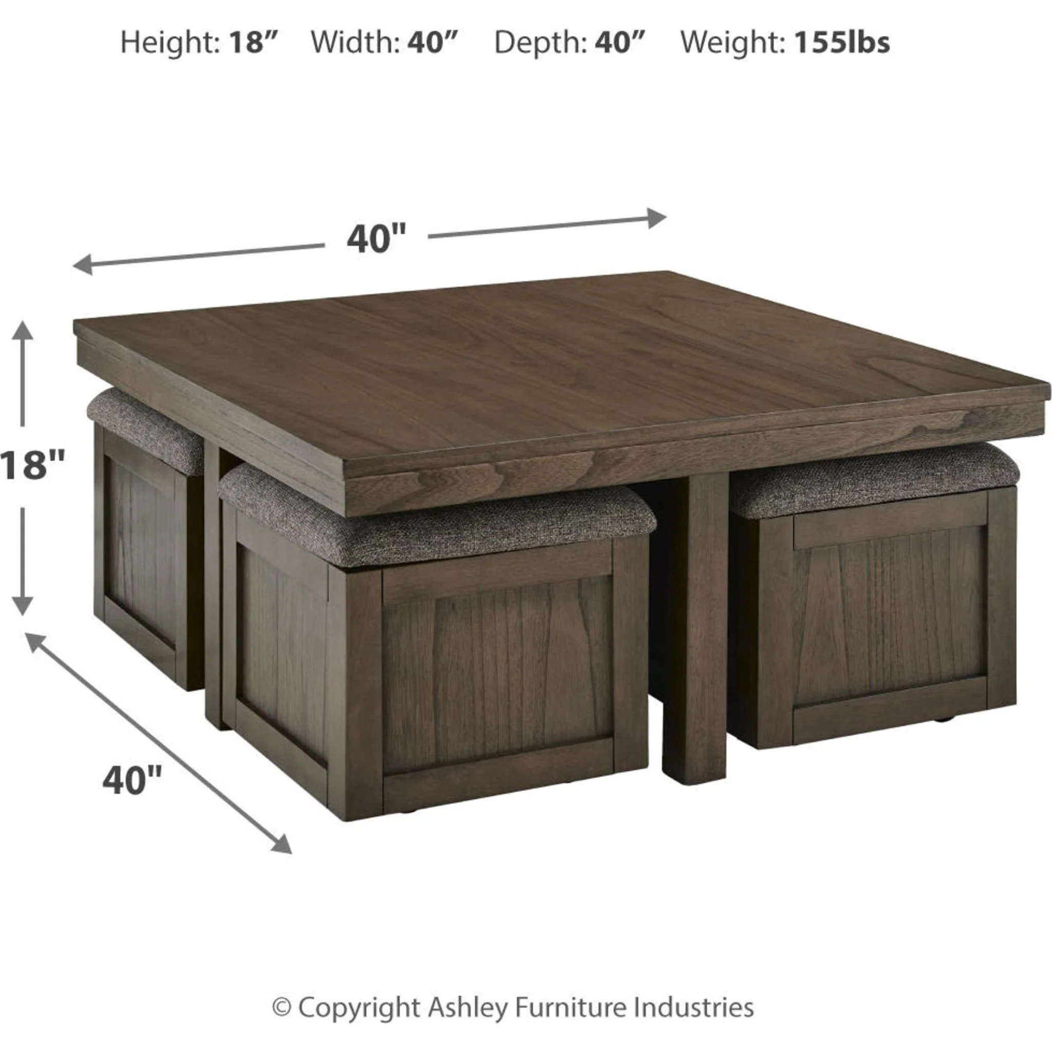 Boardernest Coffee Table - Brown - Image 12