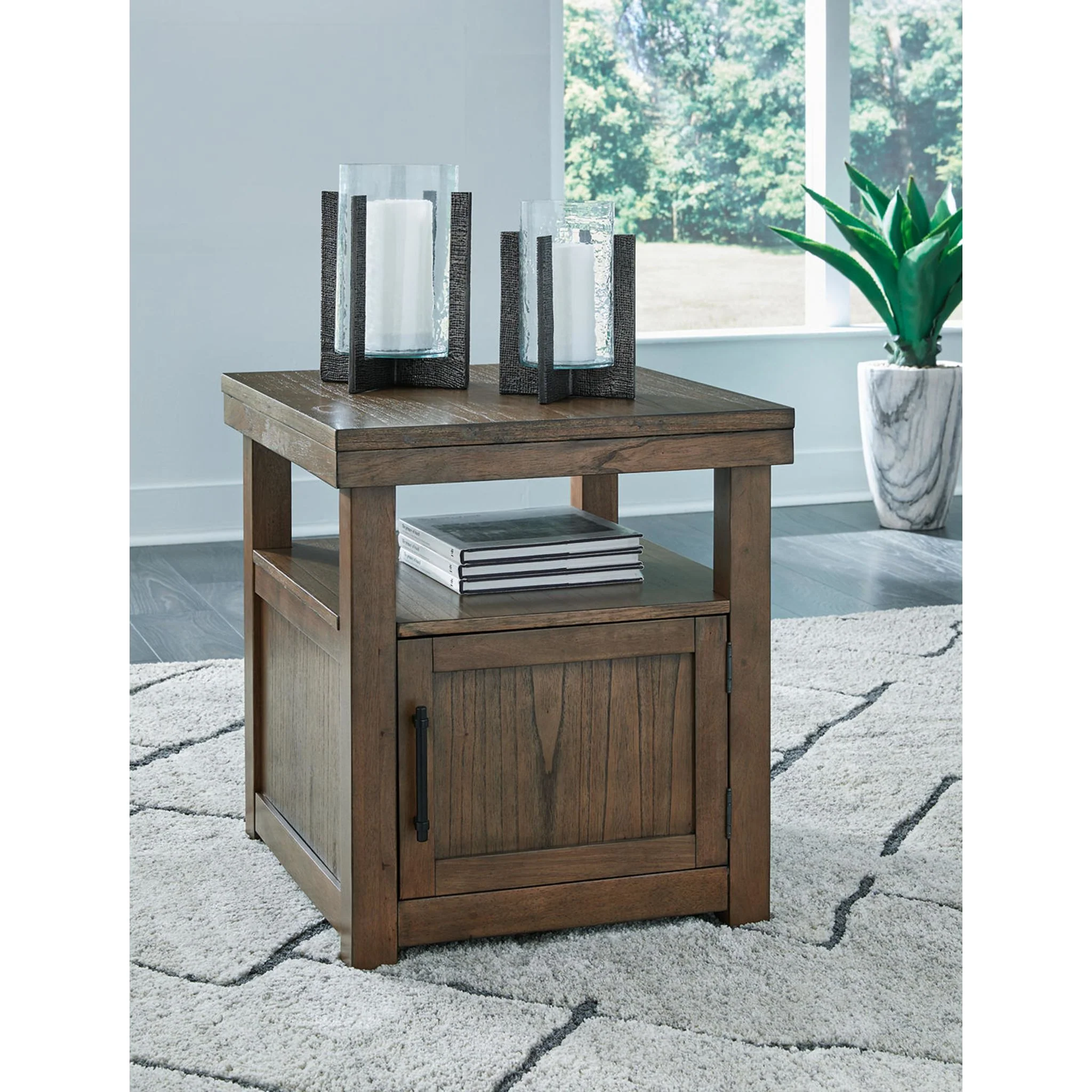 Boardernest End Table - Brown - Image 3
