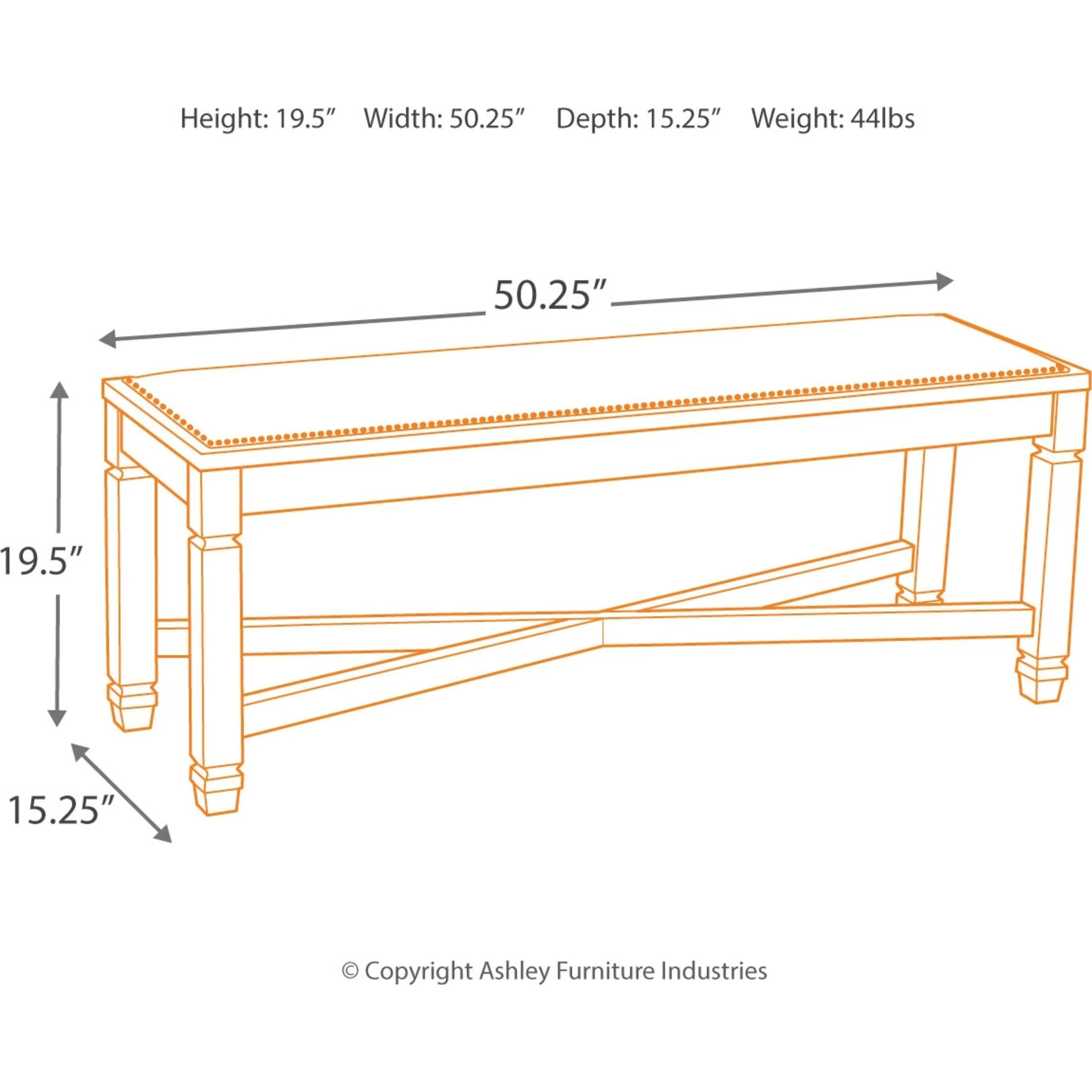 Bolanburg Dining Bench - Two-tone - (D647-00) - Image 4