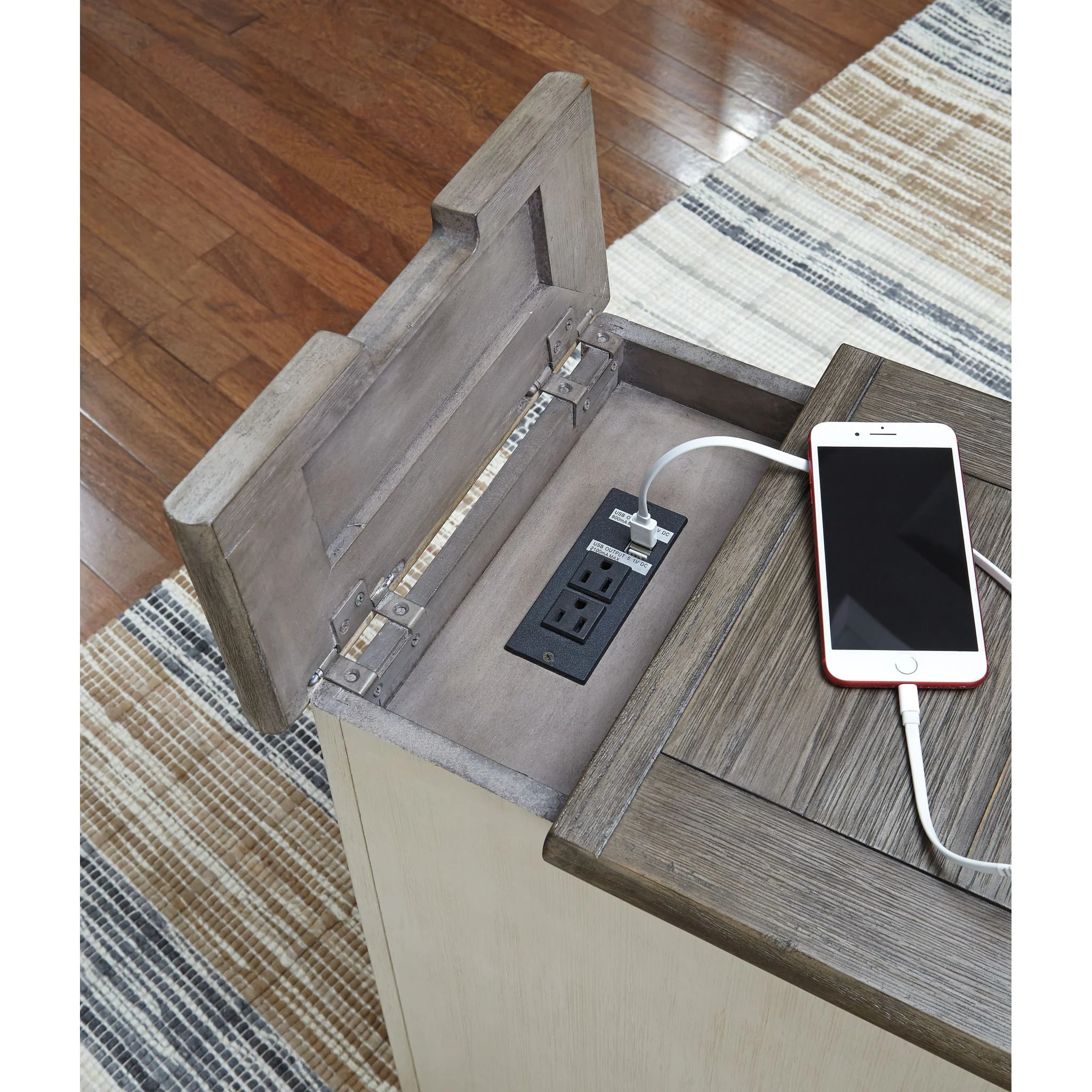 Bolanburg Chairside End Table - Two-tone - Image 3
