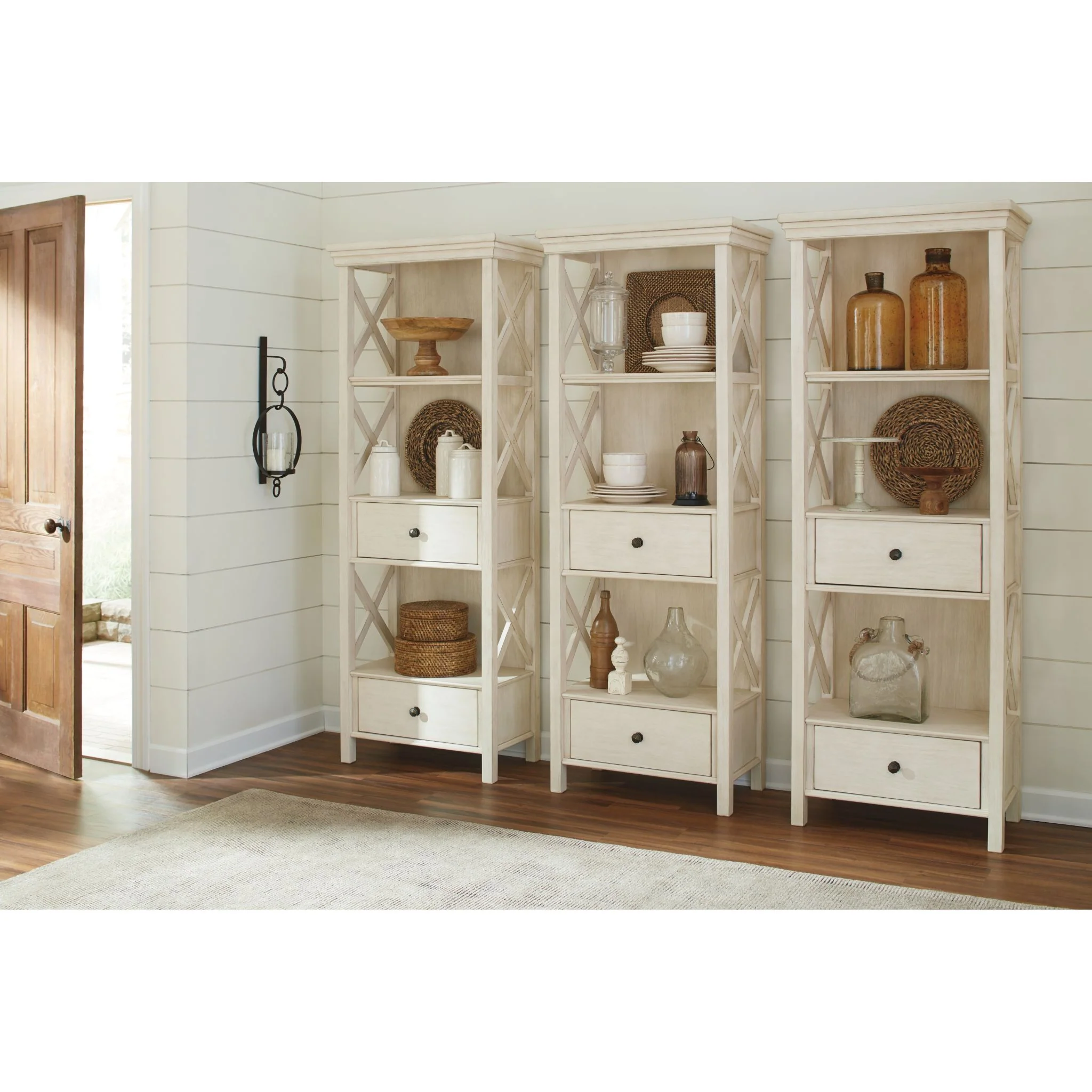 Bolanburg Display Cabinet - Antique White - (D647-76) - Image 12