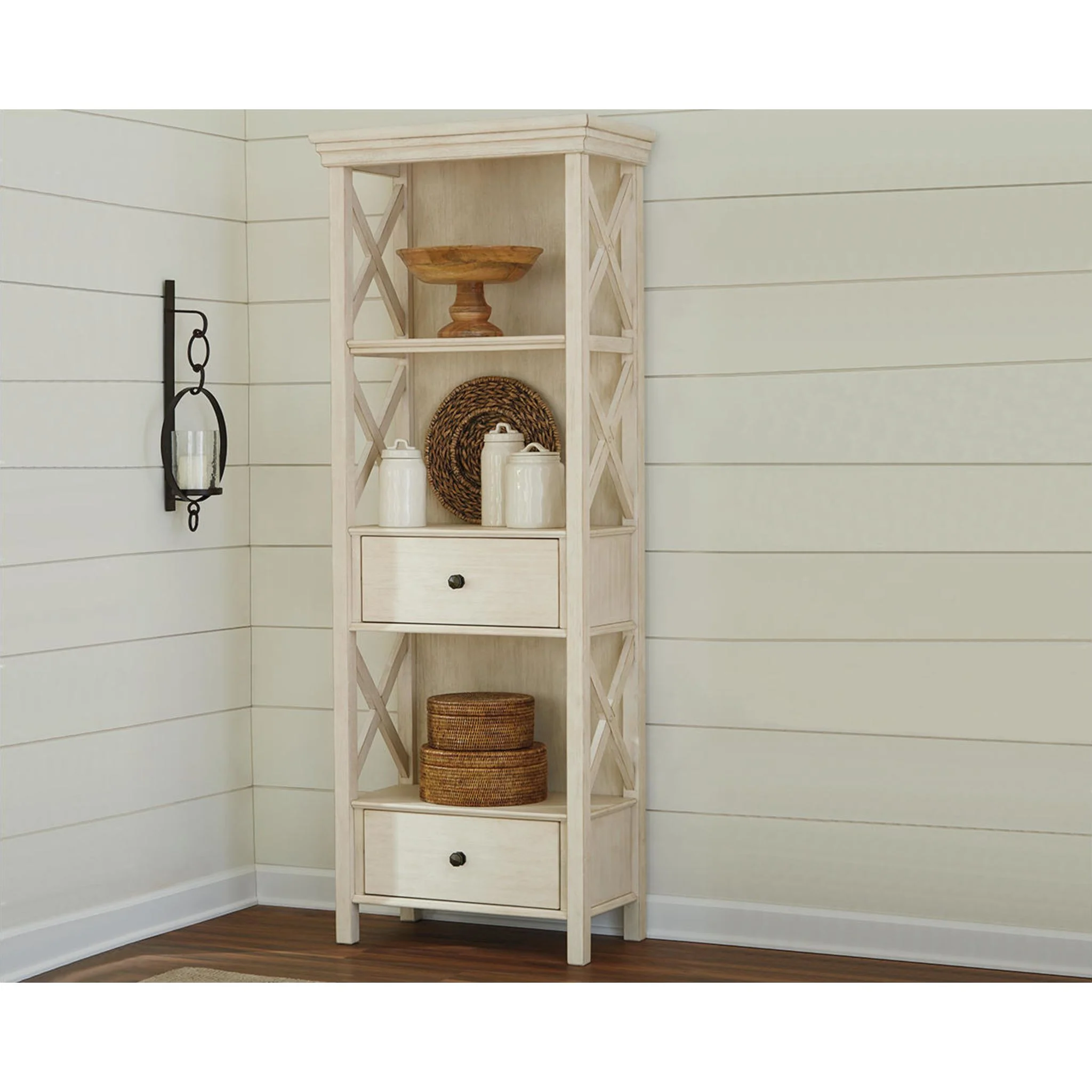 Bolanburg Display Cabinet - Antique White - (D647-76) - Image 16