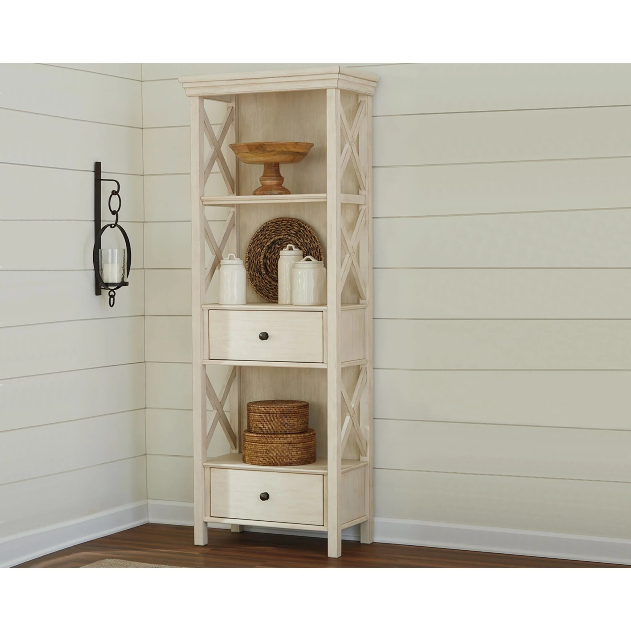 Bolanburg Display Cabinet - Antique White - (D647-76) - Image 2