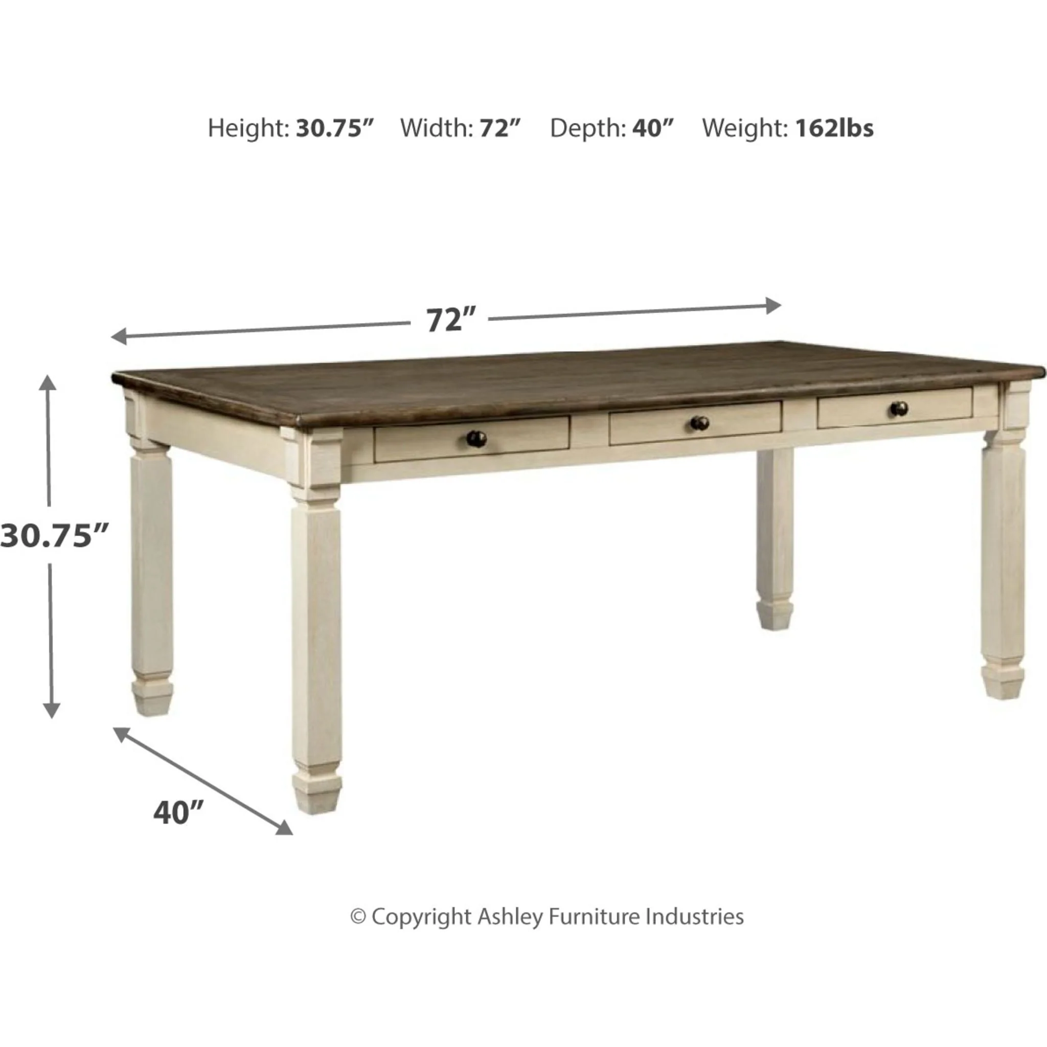 Bolanburg Dining Table - Two-tone - (D647-25) - Image 4