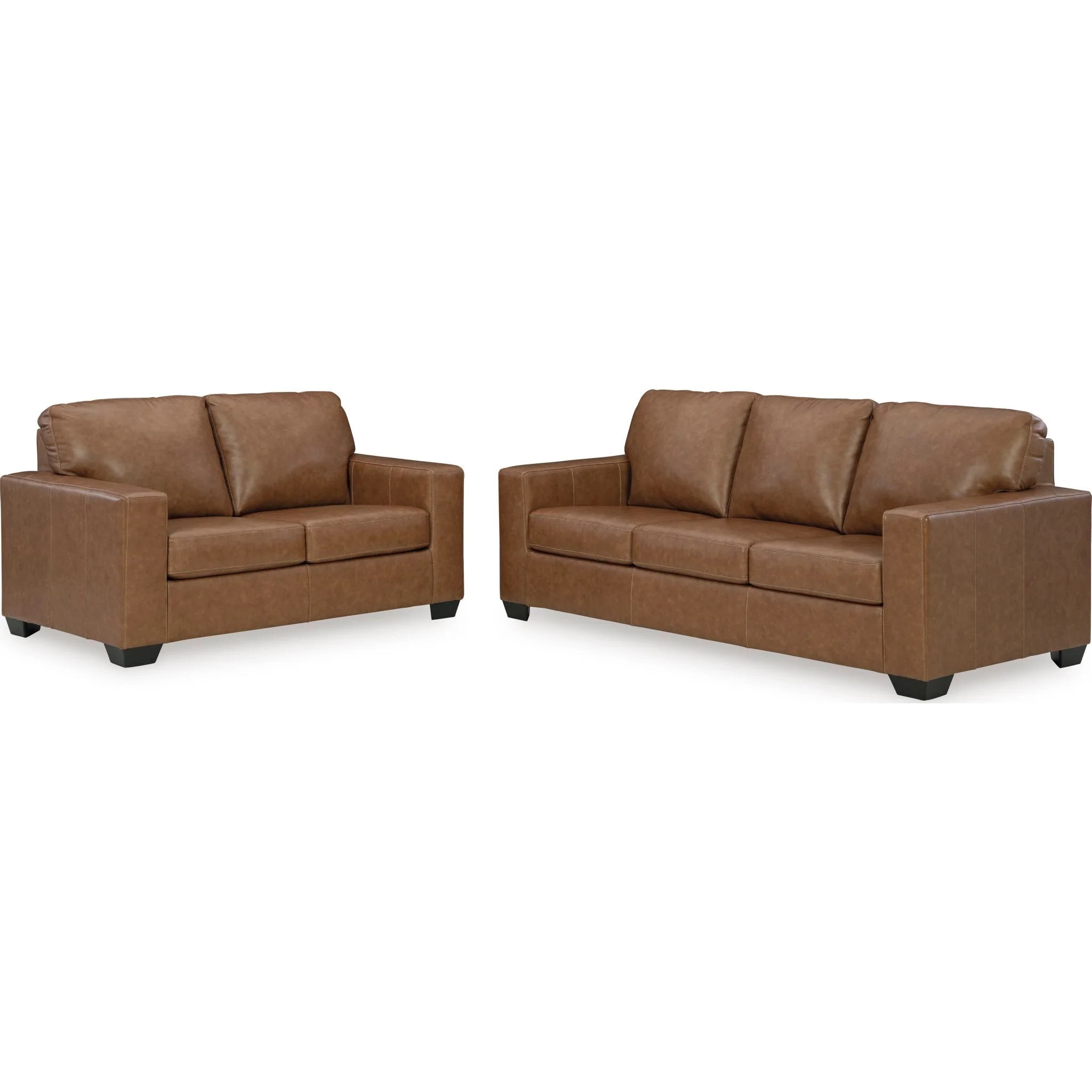 Bolsena Loveseat - Caramel - Image 7