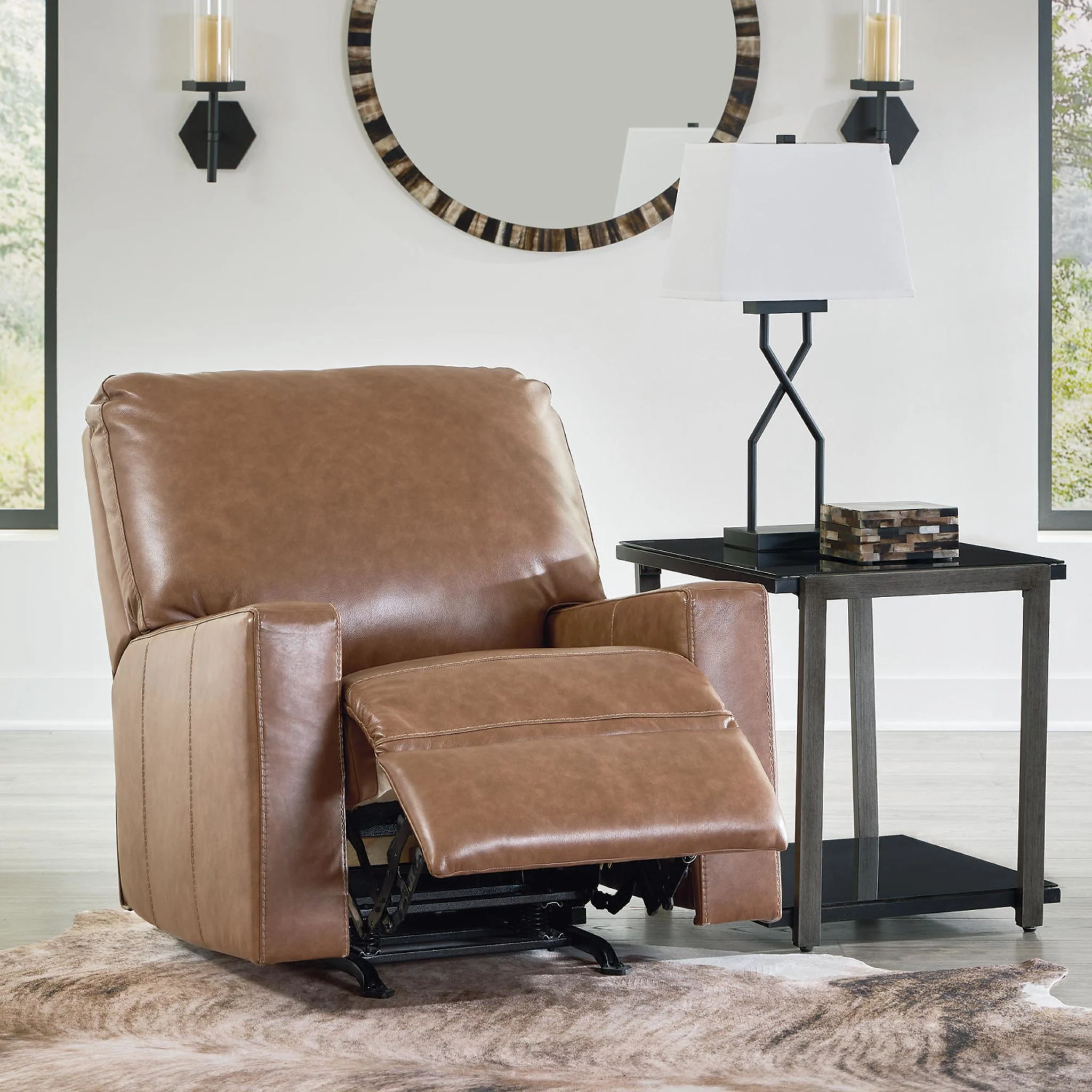 Bolsena Rocker Recliner - Caramel - Image 17