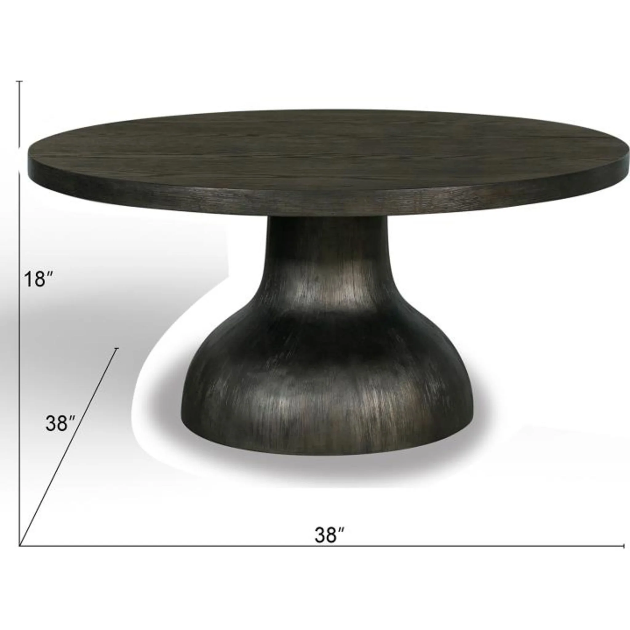 Bosley Coffee Table - Coffee Bean - Image 6
