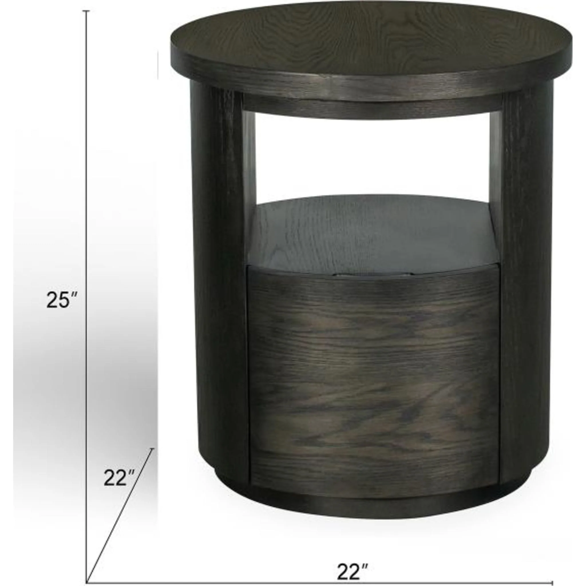 Bosley End Table - Coffee Bean - Image 8