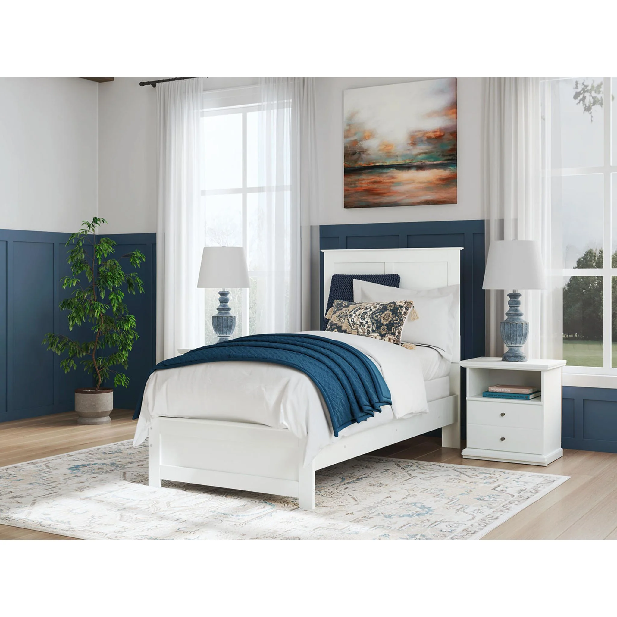 Bostwick Shoals 6 Piece Panel Bedroom - White - Image 10