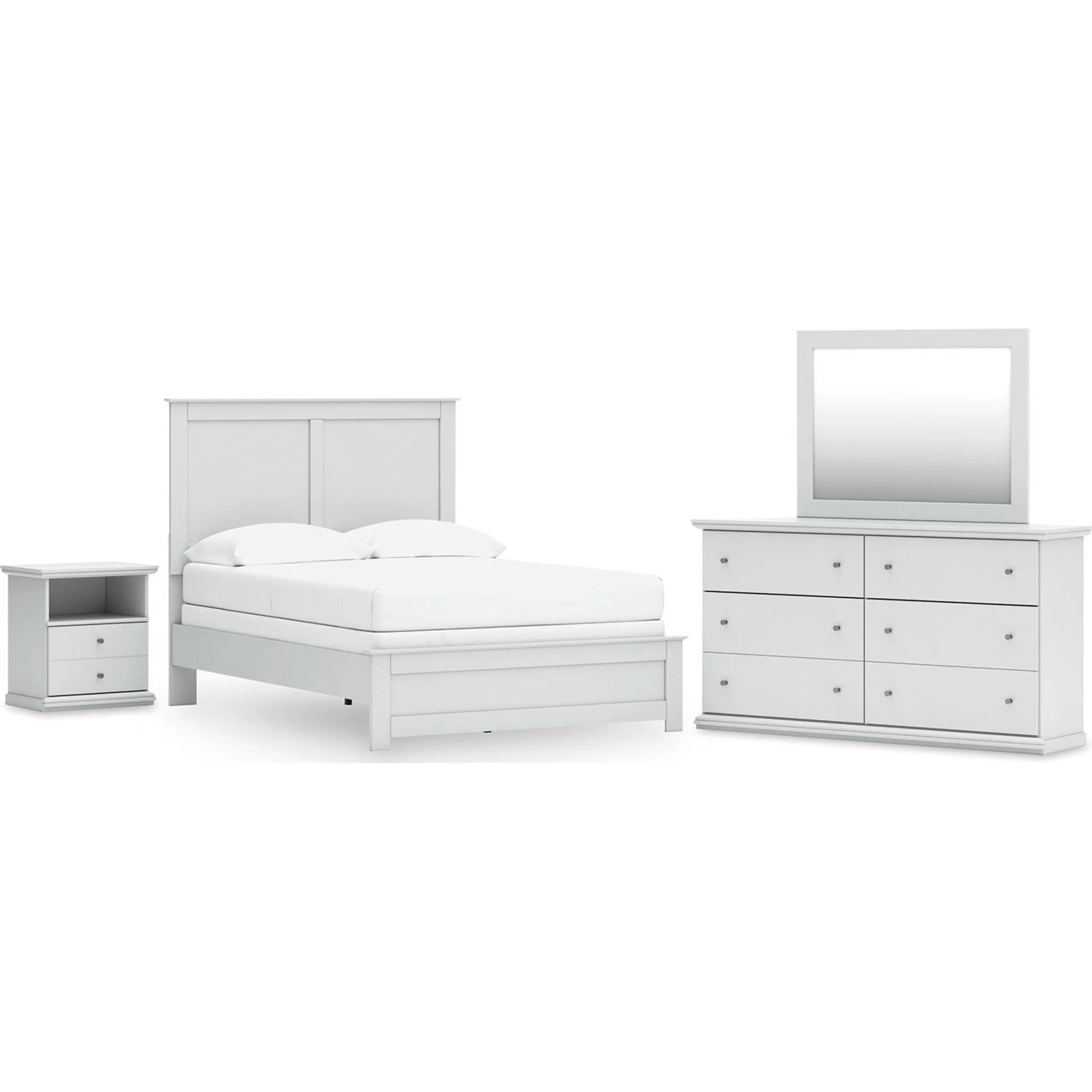 Bostwick Shoals 6 Piece Panel Bedroom - White - Image 22